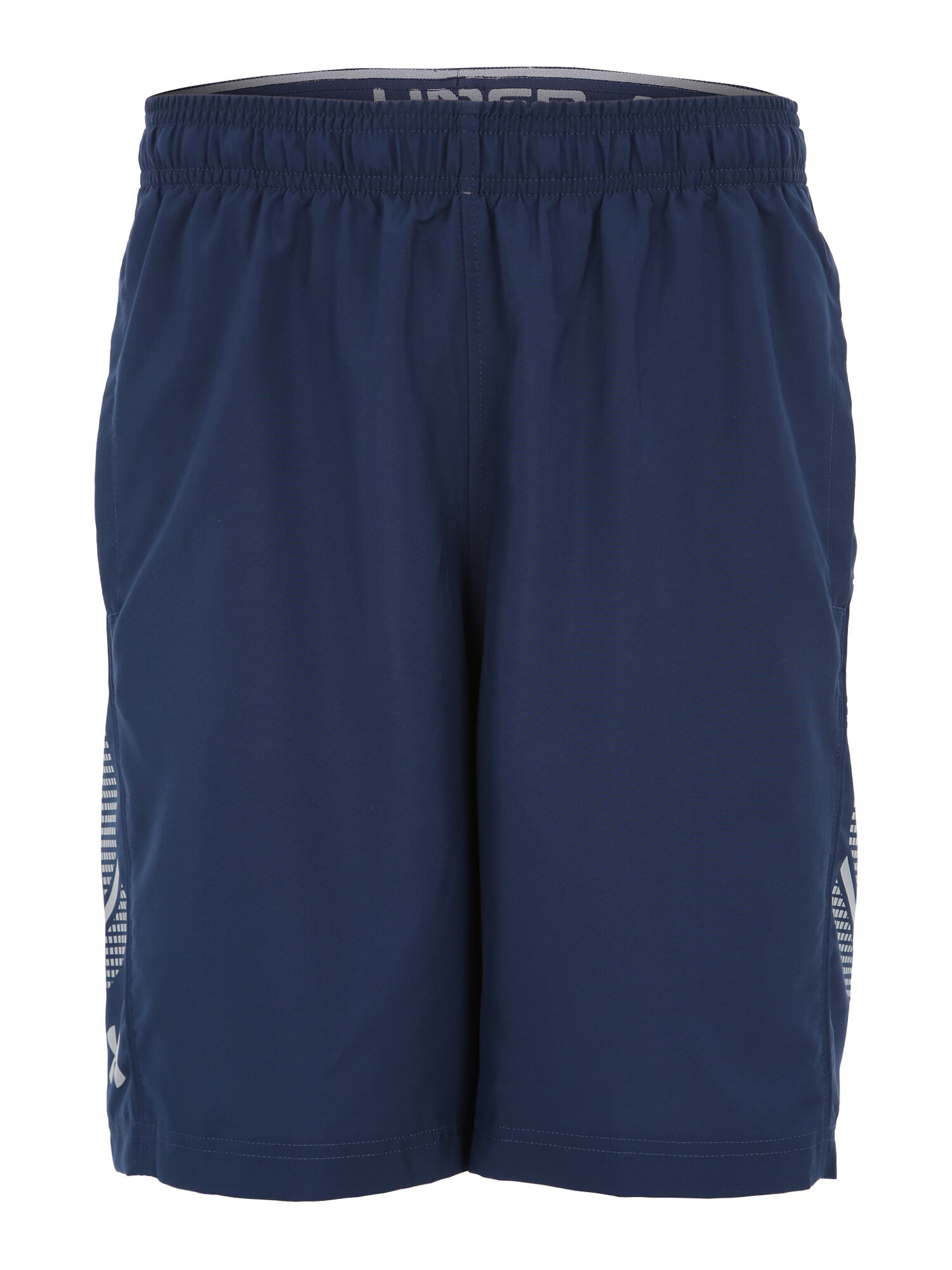 UNDER ARMOUR Pantaloni sport 'Woven Graphic' albastru închis / alb - Pled.ro