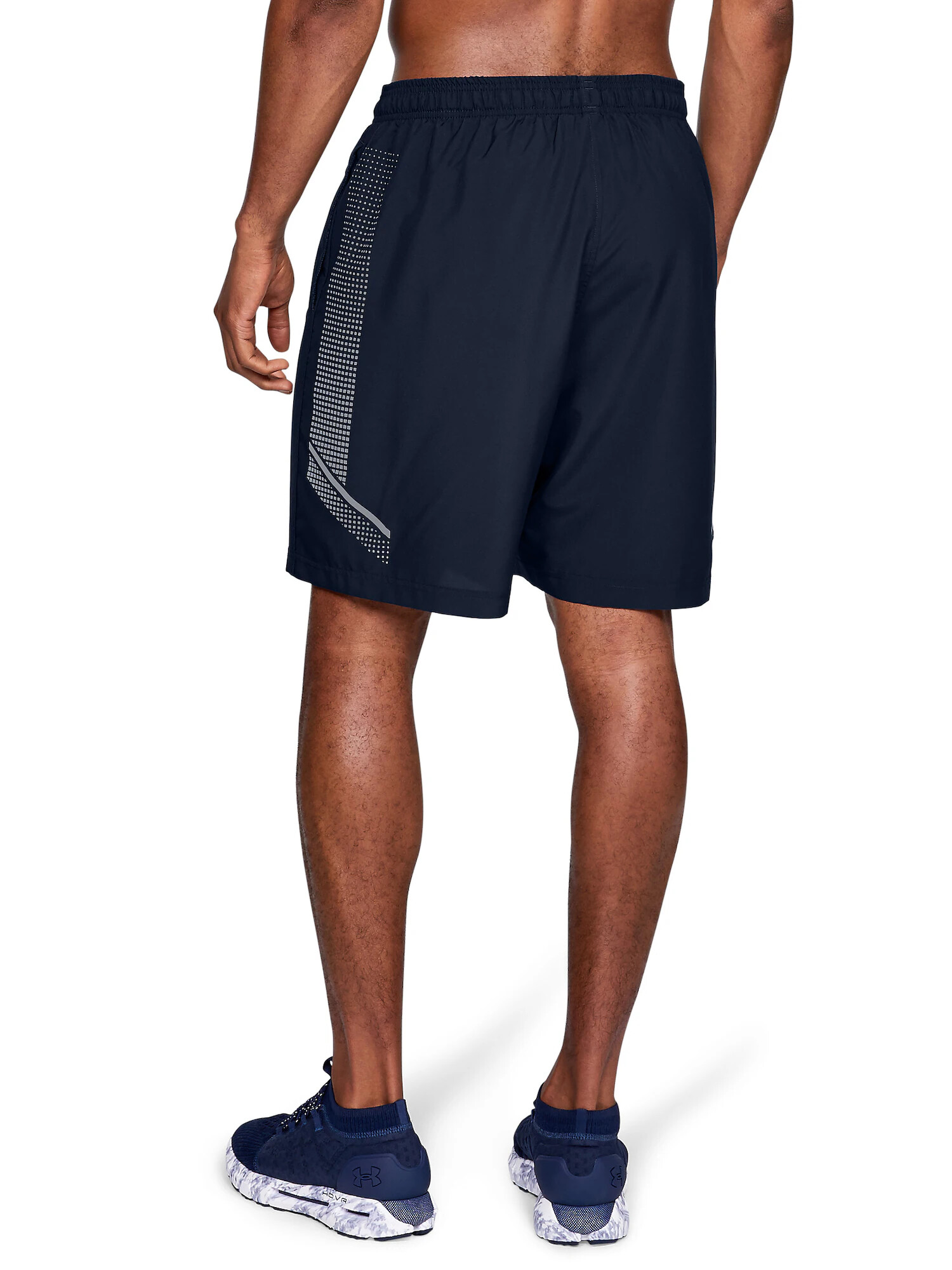 UNDER ARMOUR Pantaloni sport 'Woven Graphic' albastru închis / alb - Pled.ro