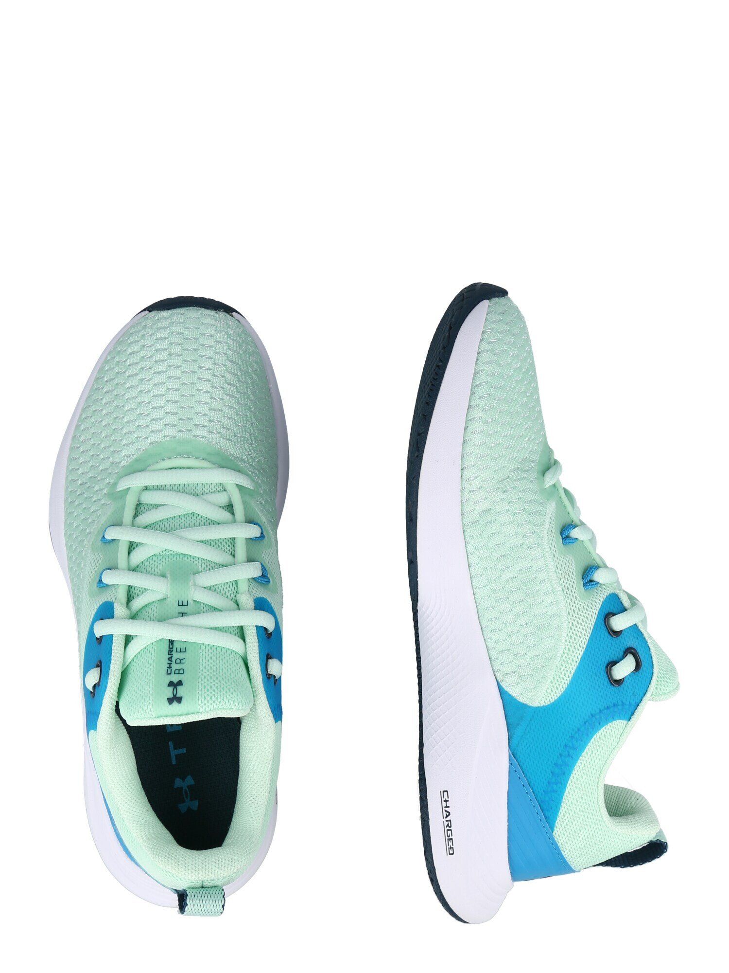 UNDER ARMOUR Pantofi sport 'Charged Breathe' albastru aqua / verde mentă - Pled.ro