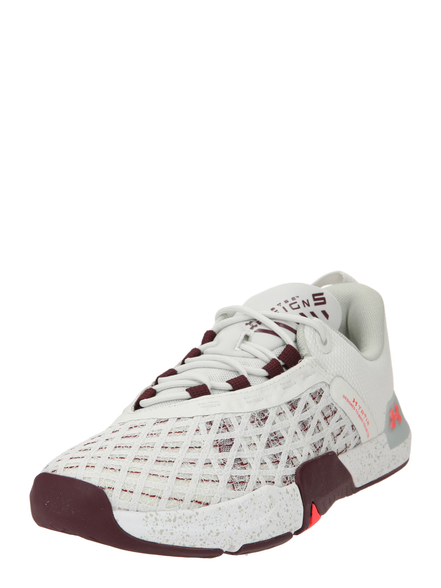 UNDER ARMOUR Pantofi sport 'Reign 5' roșu burgundy / alb - Pled.ro