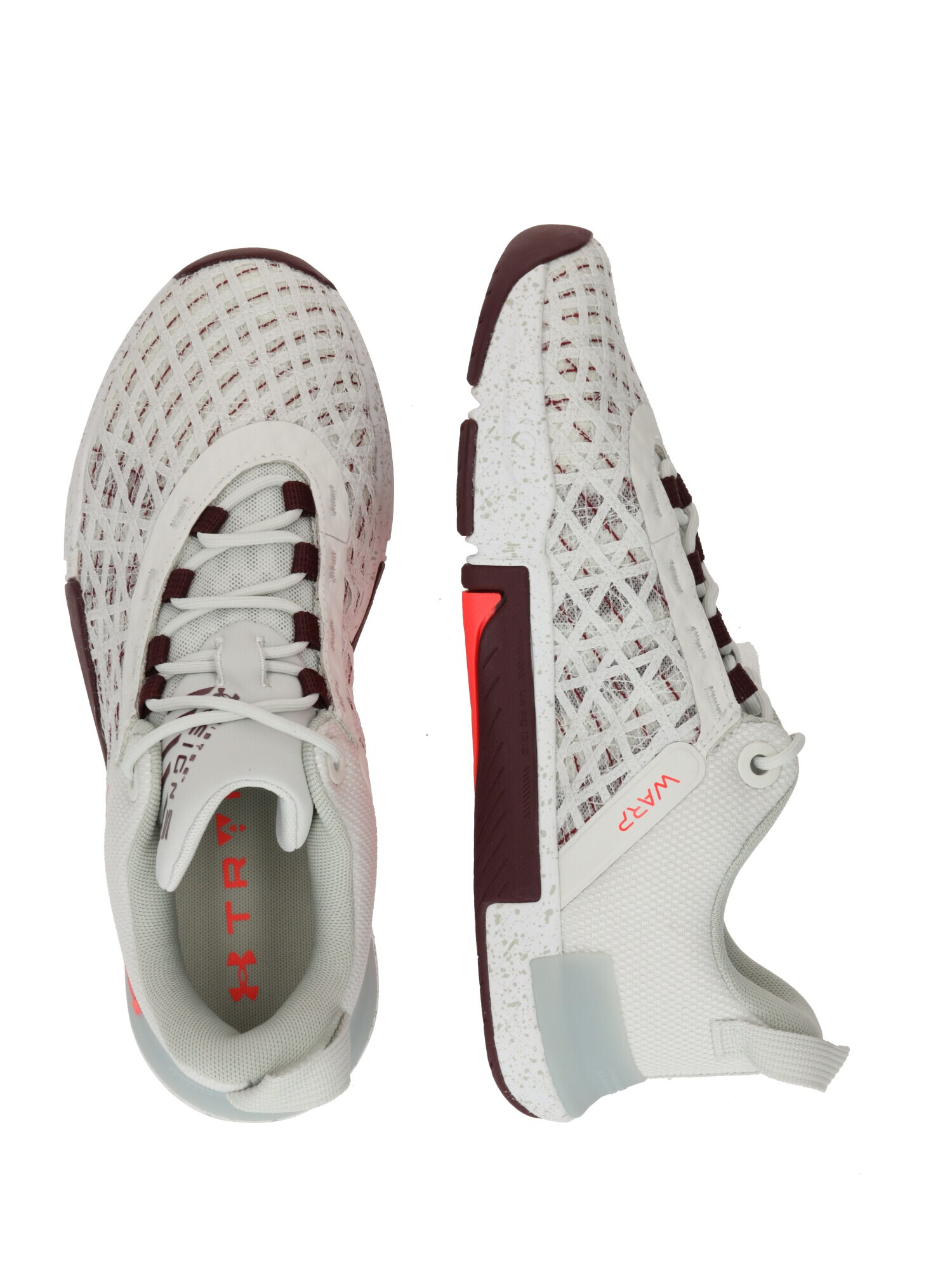 UNDER ARMOUR Pantofi sport 'Reign 5' roșu burgundy / alb - Pled.ro