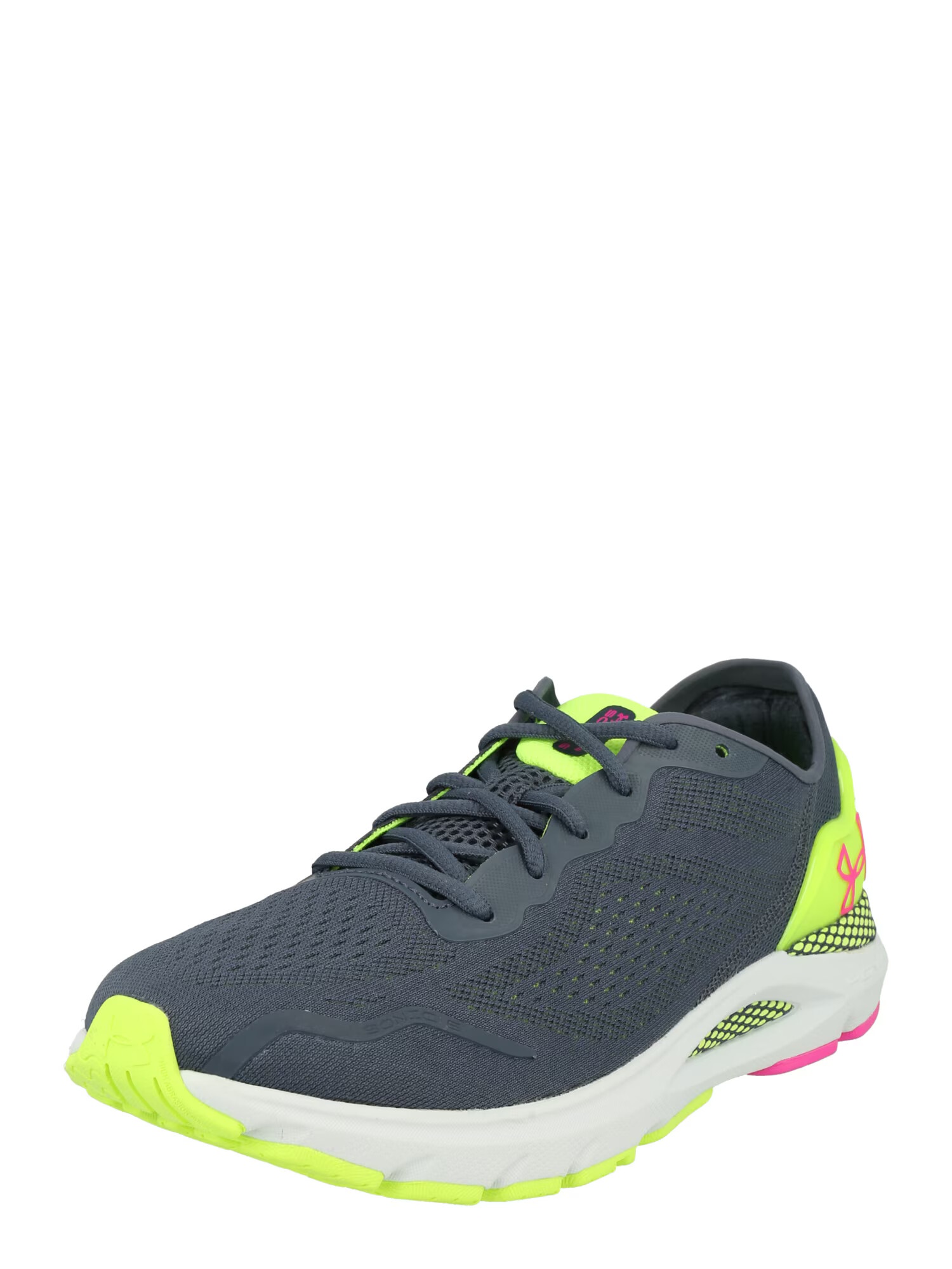 UNDER ARMOUR Pantofi sport 'Sonic 6' gri bazalt / gri deschis / verde neon / roz - Pled.ro