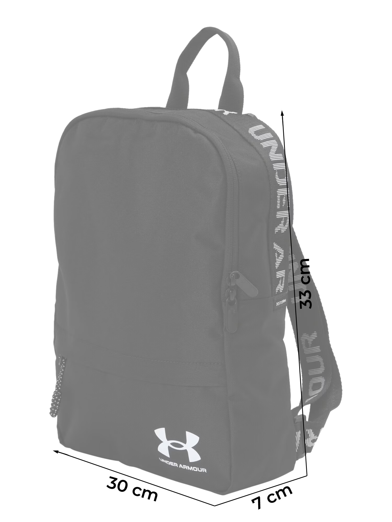 UNDER ARMOUR Rucsac sport 'Loudon' negru / alb - Pled.ro