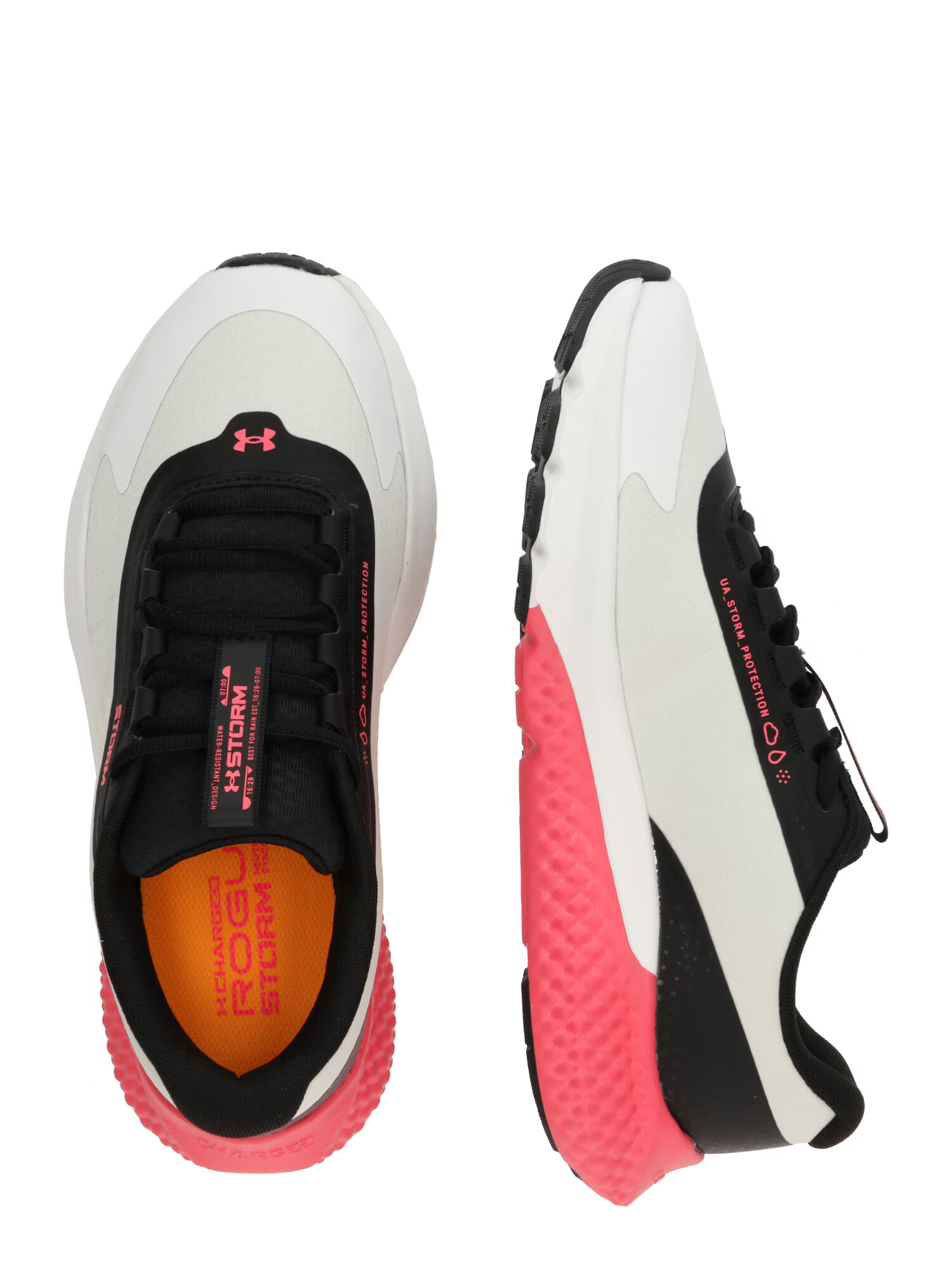 UNDER ARMOUR Sneaker de alergat 'Charged Rogue 3 Storm' portocaliu / roz / negru / alb - Pled.ro