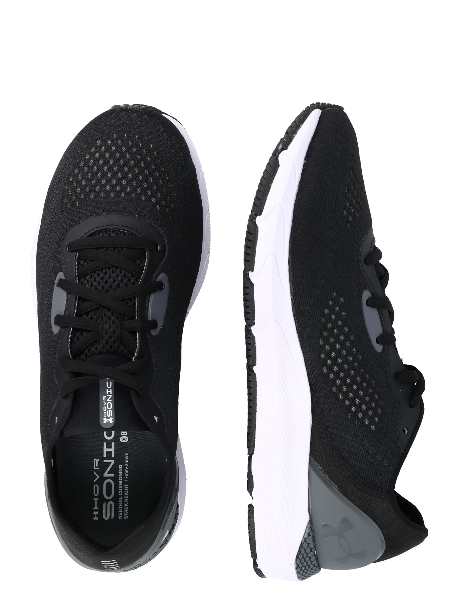 UNDER ARMOUR Sneaker de alergat 'Sonic' gri închis / negru / alb - Pled.ro