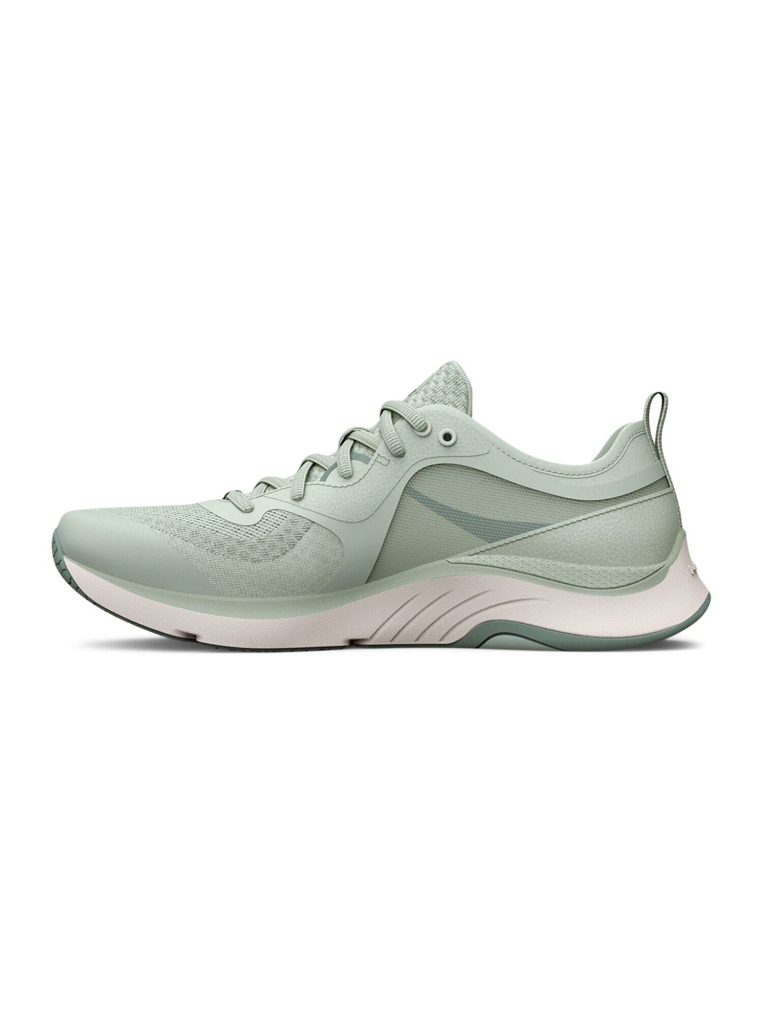 UNDER ARMOUR Pantofi sport 'UA W HOVR Omnia' gri / verde - Pled.ro