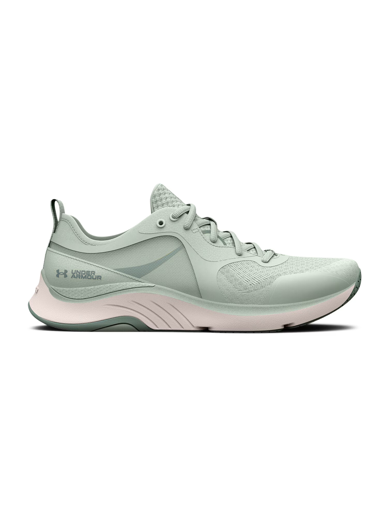 UNDER ARMOUR Pantofi sport 'UA W HOVR Omnia' gri / verde - Pled.ro