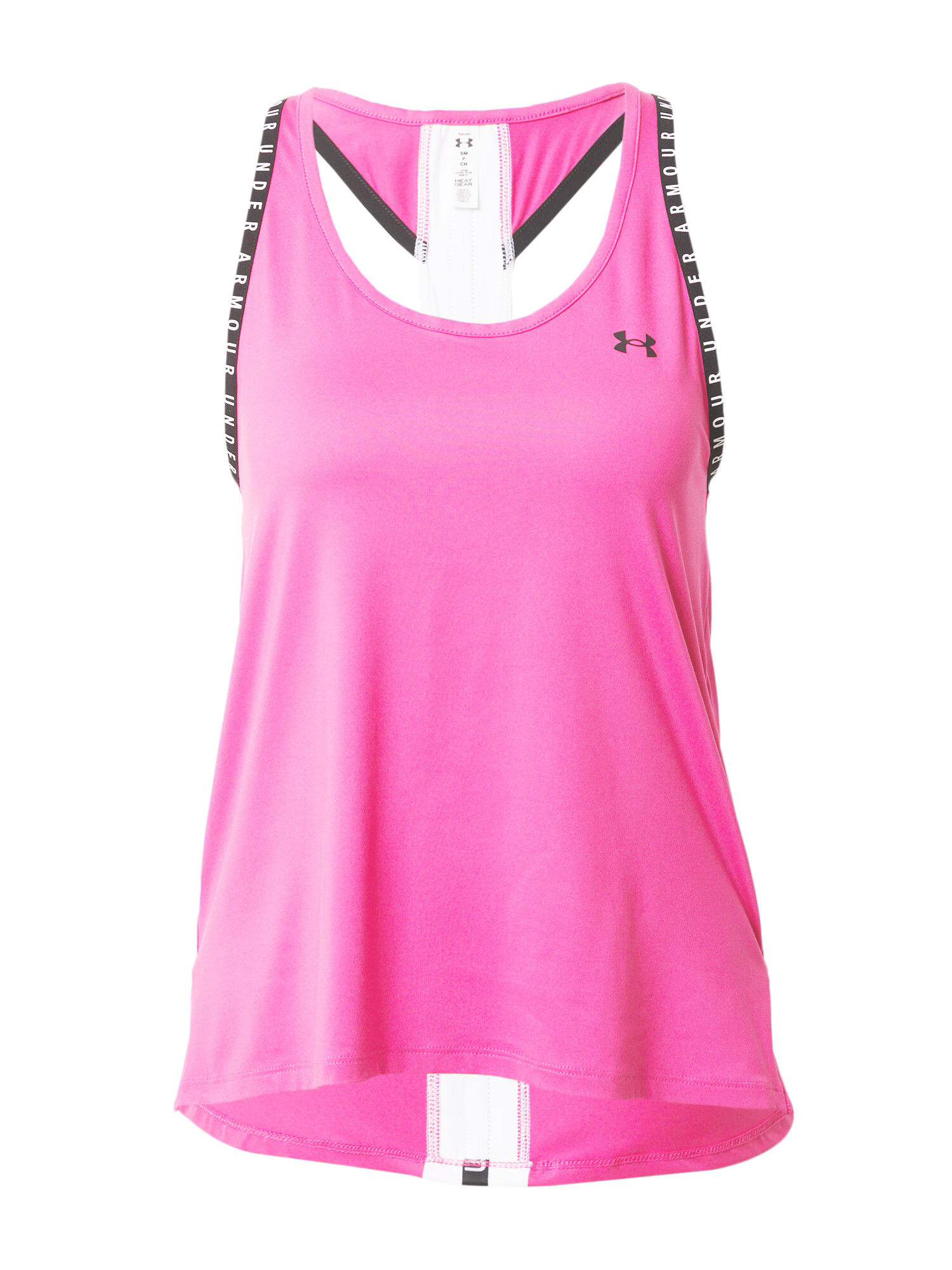 UNDER ARMOUR Tricou funcțional fucsia / negru / alb - Pled.ro