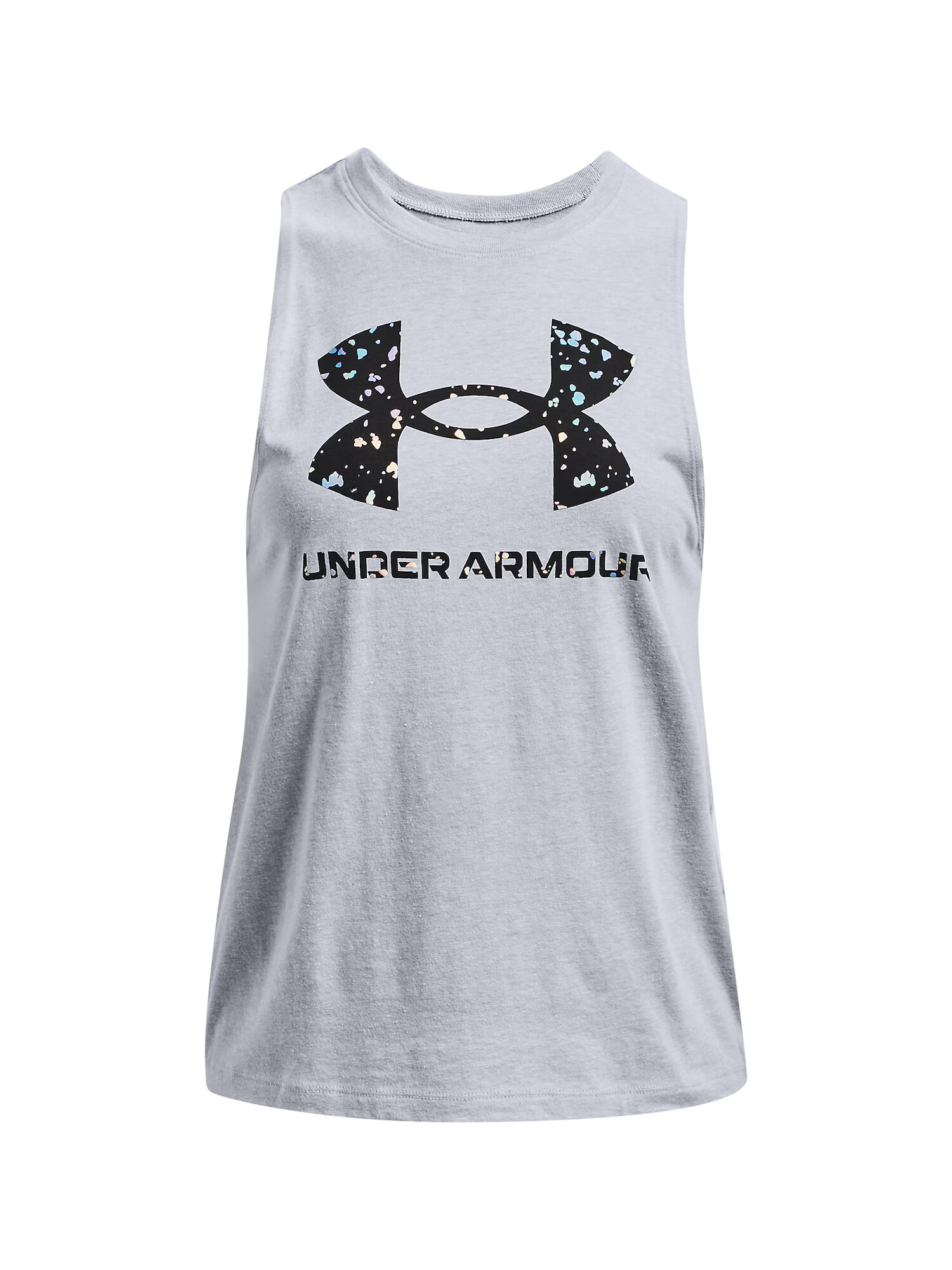 UNDER ARMOUR Sport top gri amestecat / negru - Pled.ro