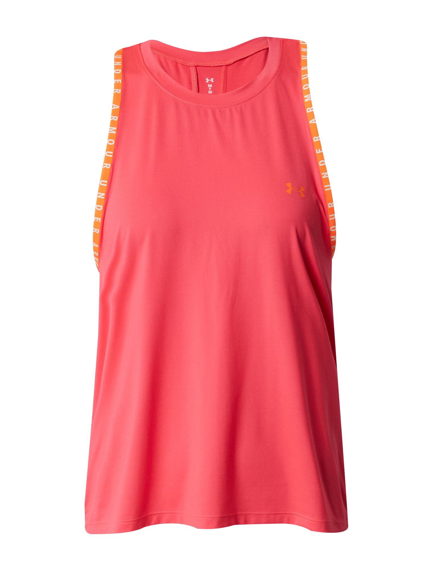 UNDER ARMOUR Sport top 'Knockout 2.0' portocaliu / roz / alb - Pled.ro