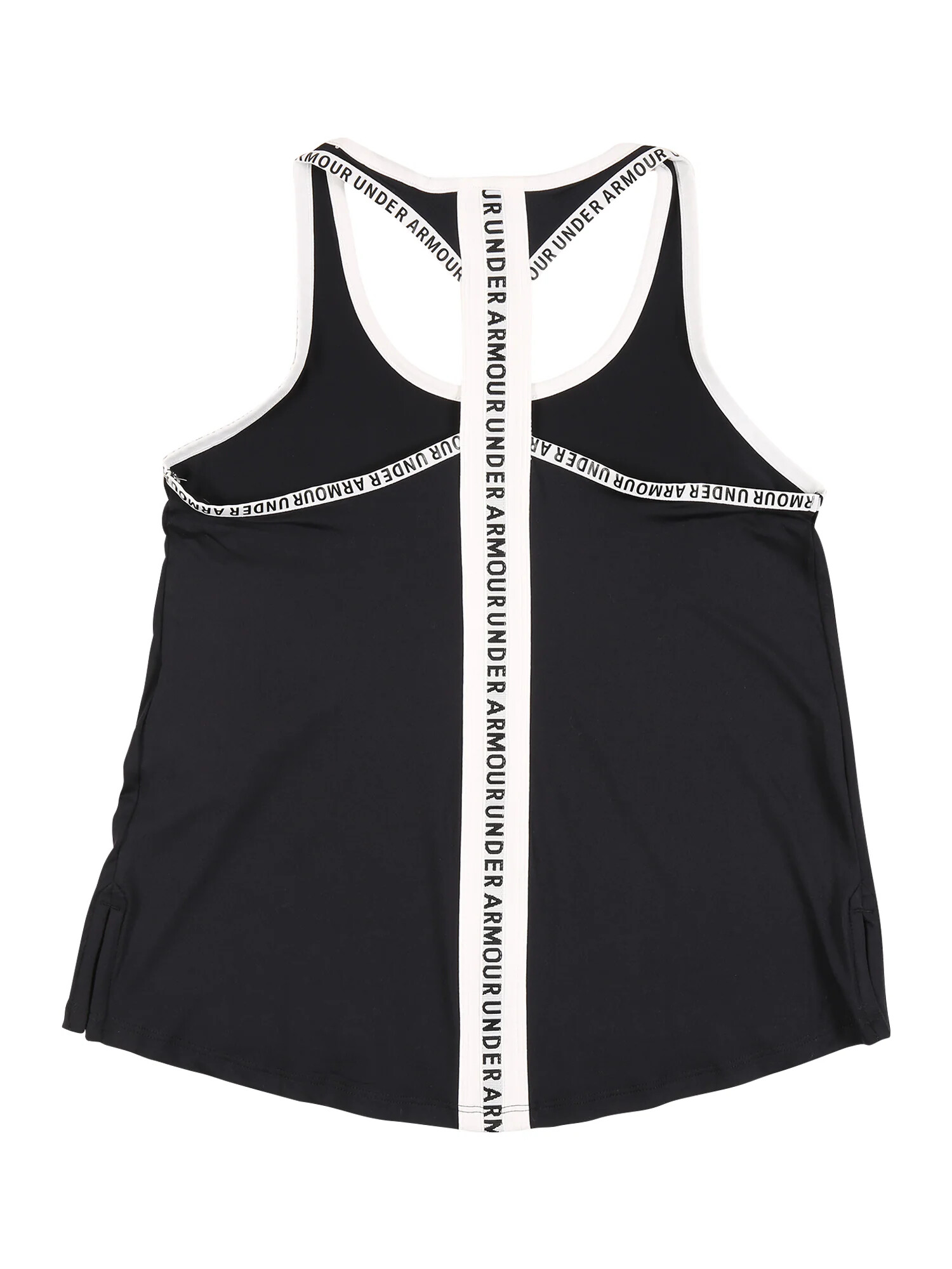 UNDER ARMOUR Sport top 'Knockout' negru / alb - Pled.ro