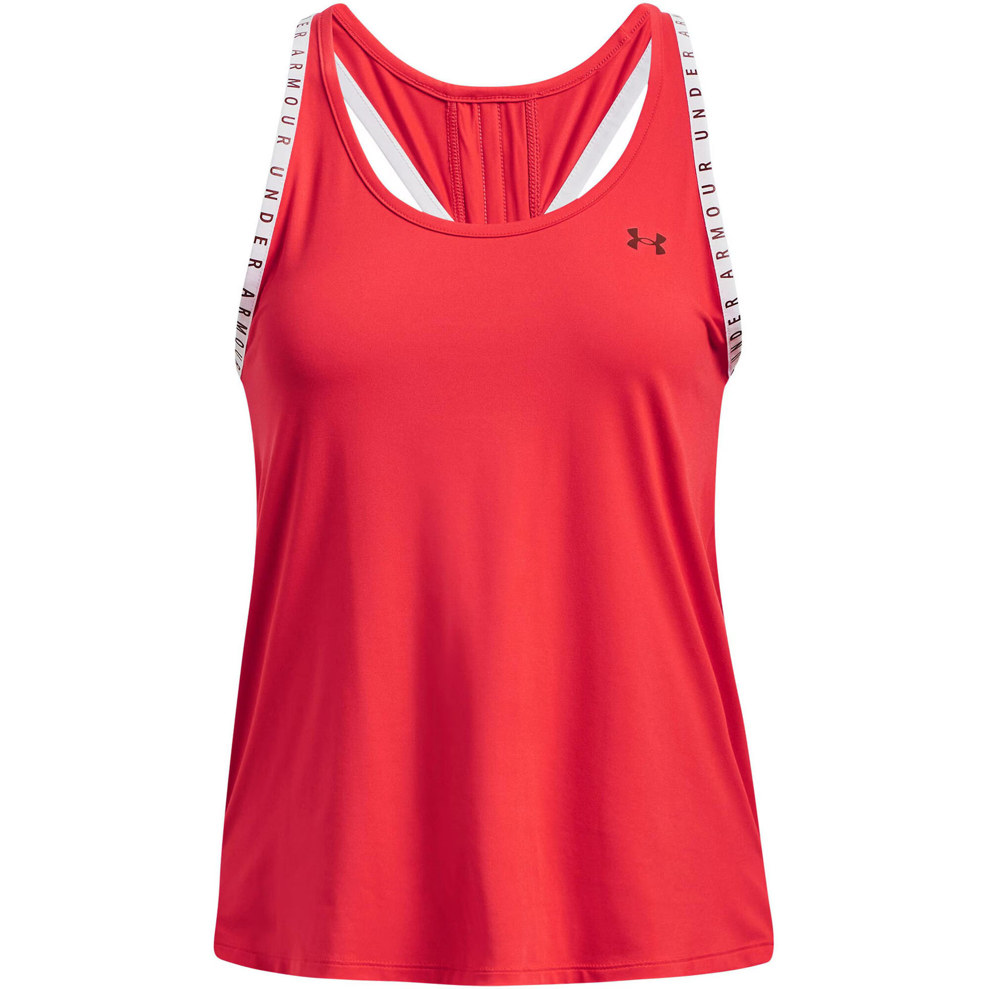 UNDER ARMOUR Sport top 'Knockout' roșu / negru / alb - Pled.ro