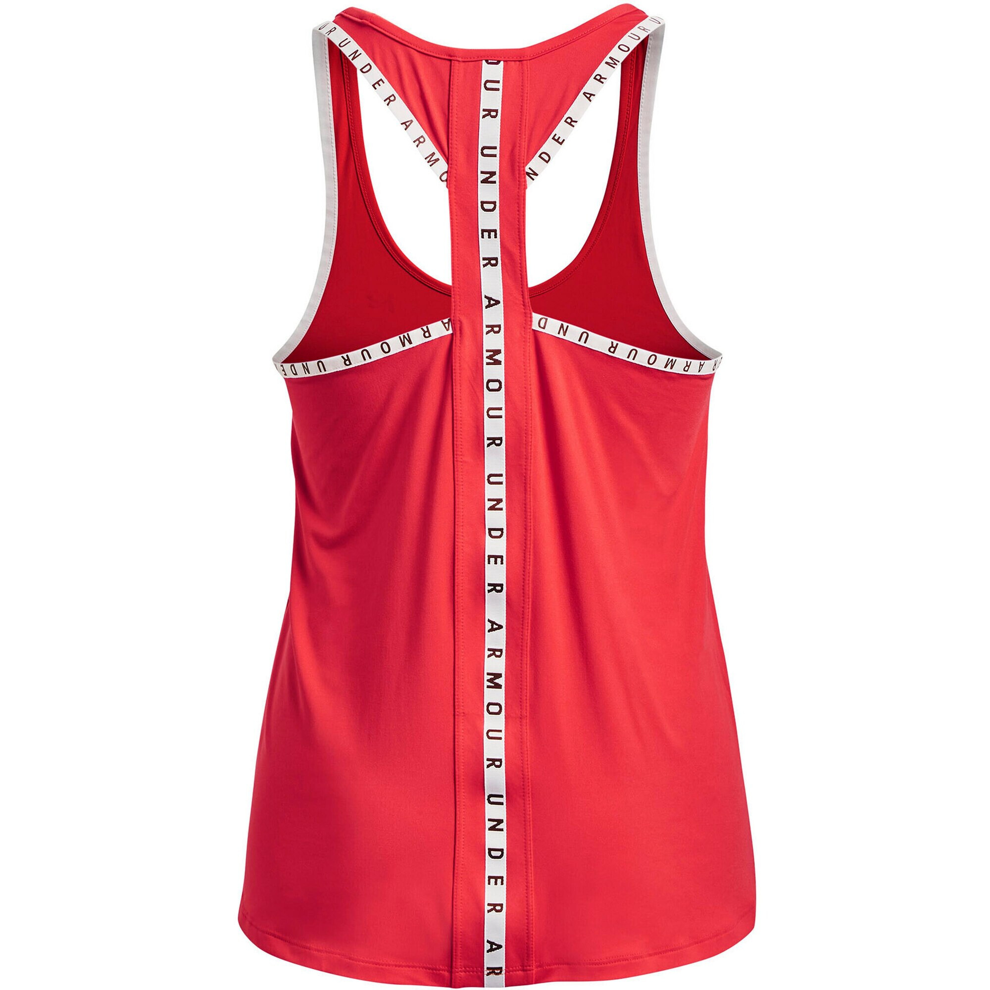 UNDER ARMOUR Sport top 'Knockout' roșu / negru / alb - Pled.ro