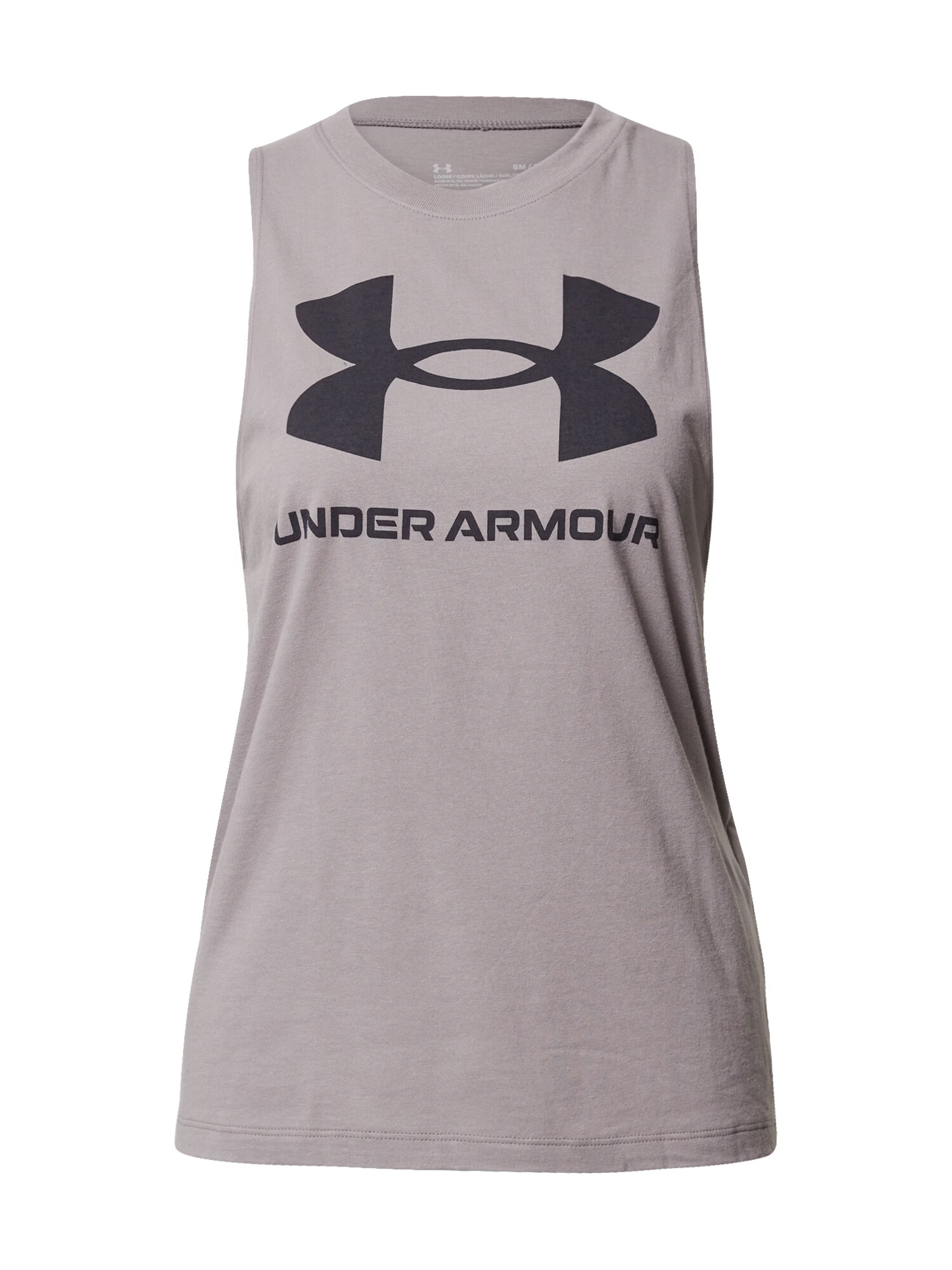 UNDER ARMOUR Sport top mauve / negru - Pled.ro