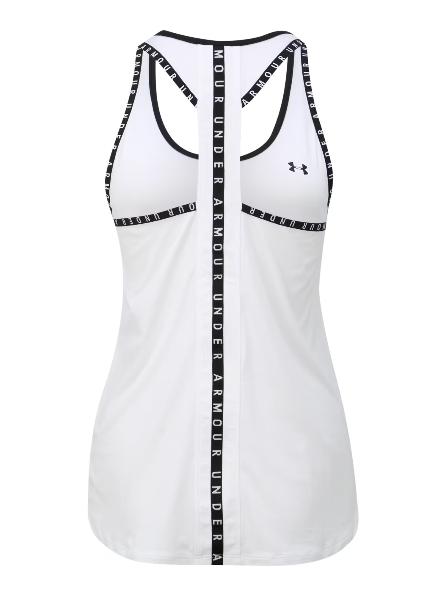 UNDER ARMOUR Sport top 'Knockout' negru / alb - Pled.ro