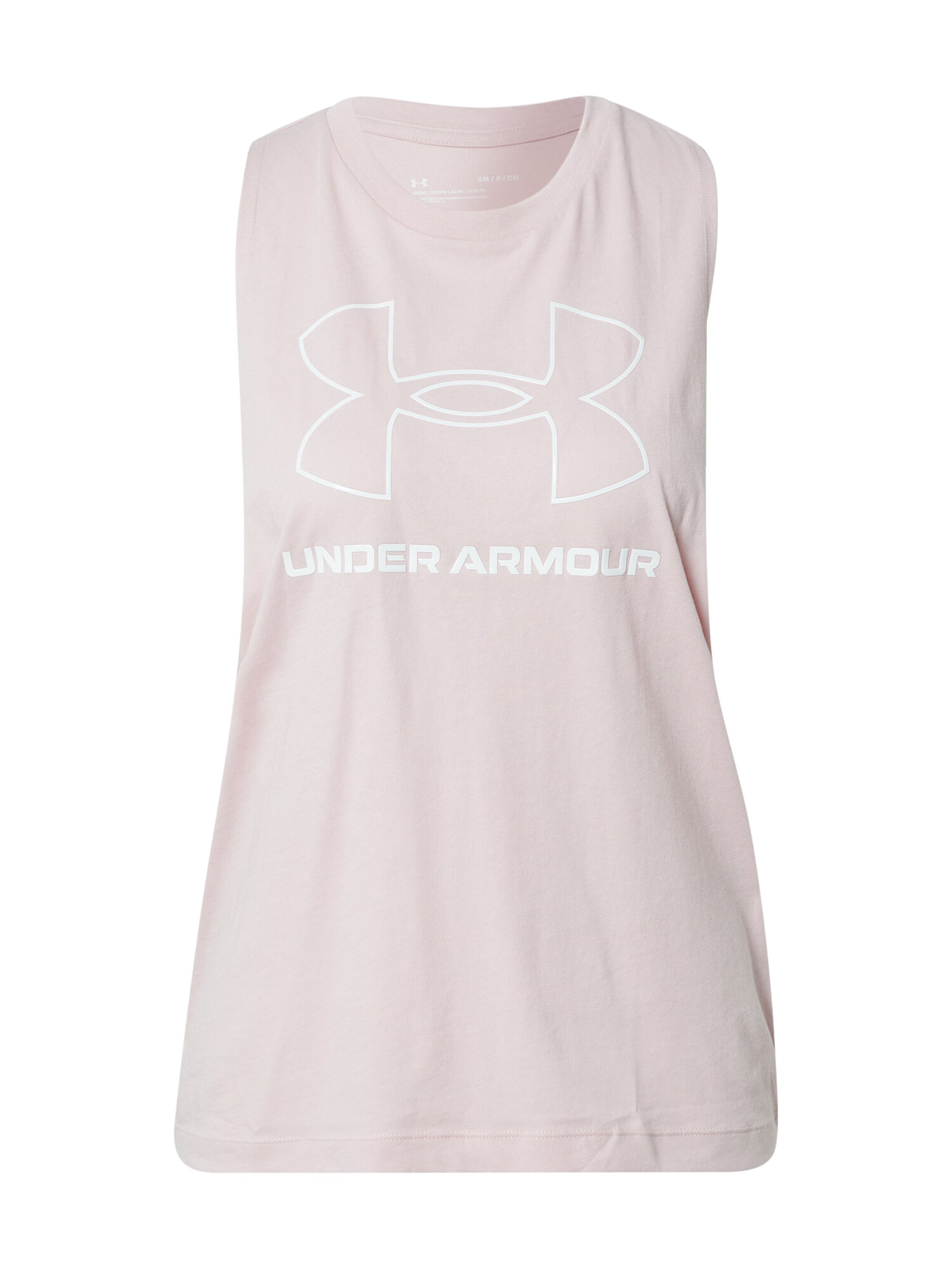 UNDER ARMOUR Sport top roz / alb - Pled.ro