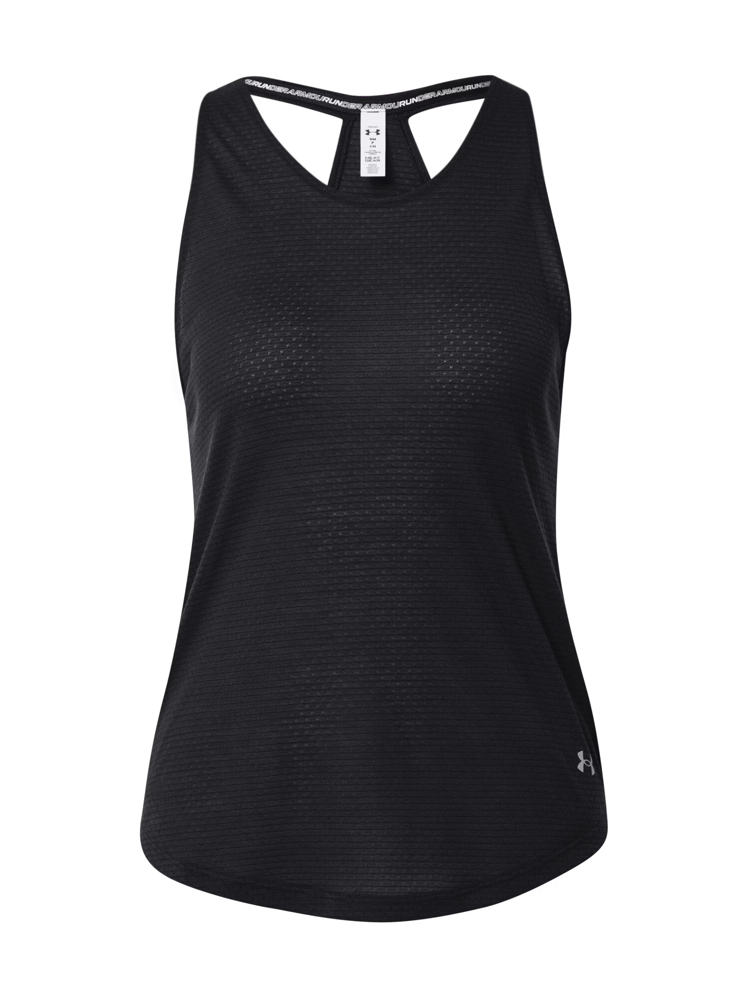 UNDER ARMOUR Sport top 'Streaker' gri argintiu / negru - Pled.ro