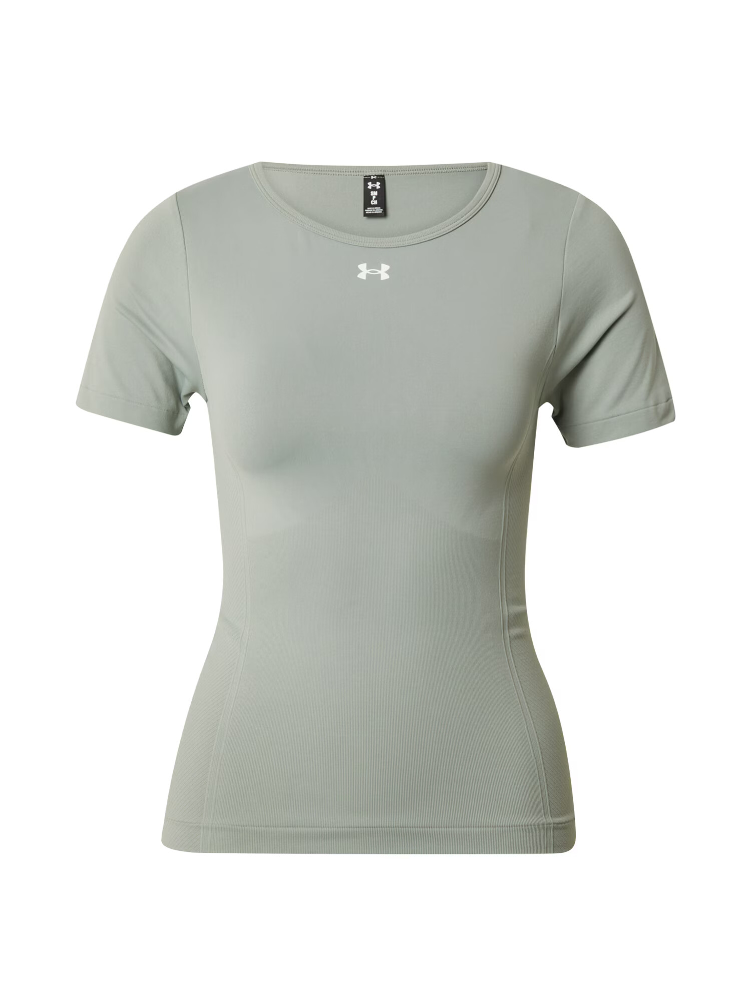 UNDER ARMOUR Tricou funcțional verde pastel / alb - Pled.ro