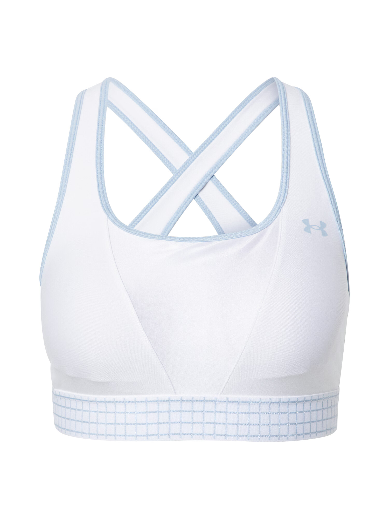 UNDER ARMOUR Sutien sport albastru deschis / alb - Pled.ro