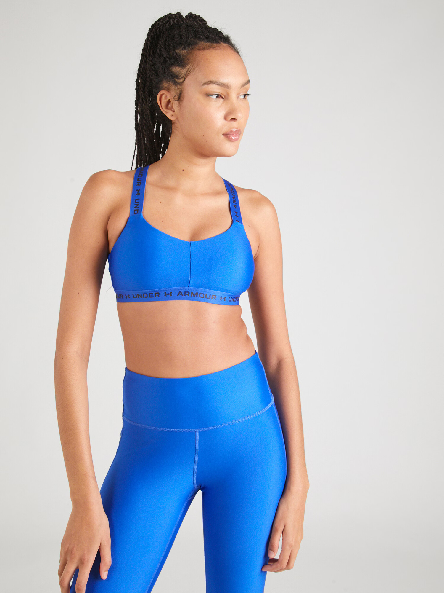 UNDER ARMOUR Sutien sport bleumarin / albastru regal / alb - Pled.ro