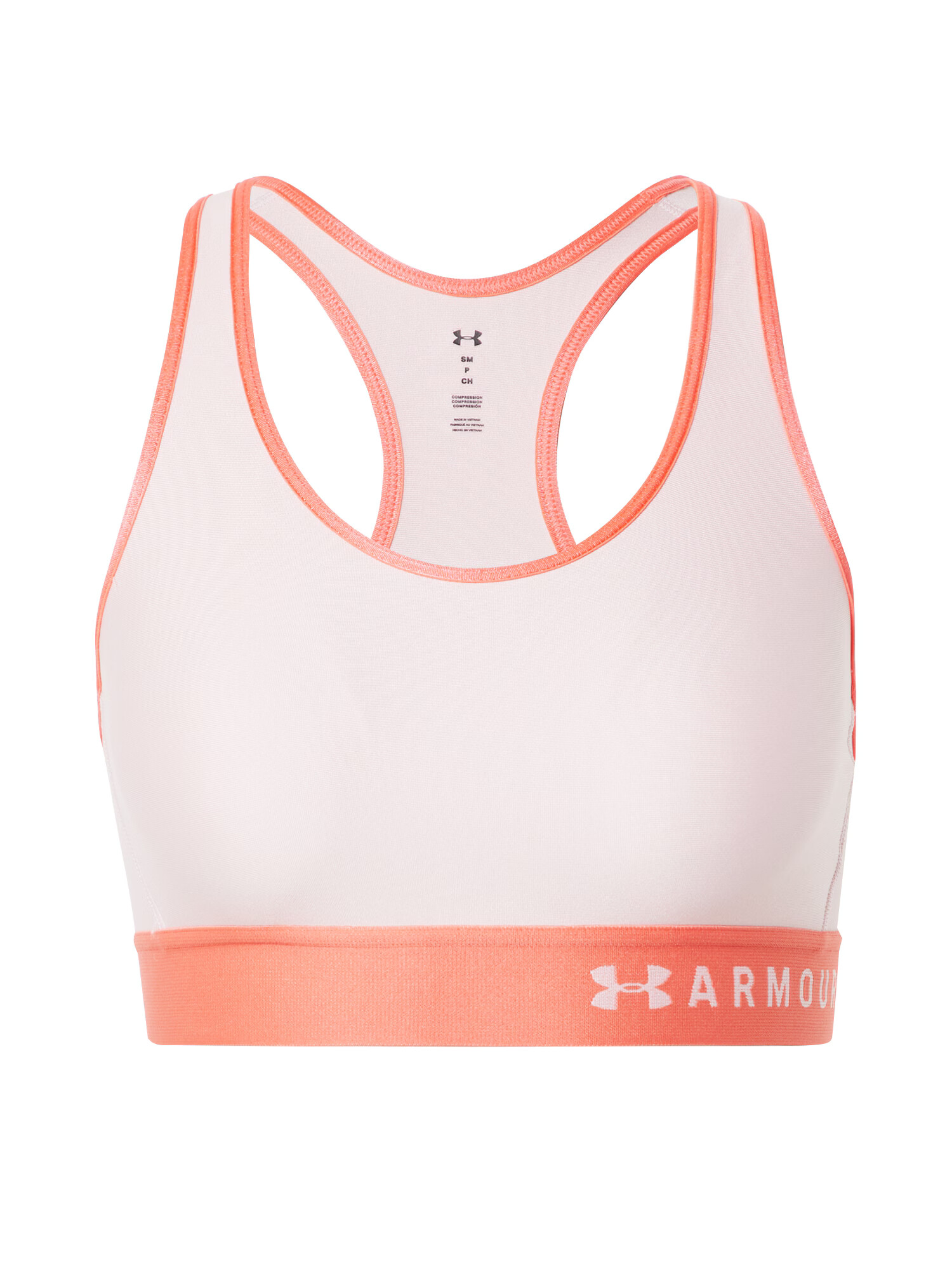 UNDER ARMOUR Sutien sport corai / roz pastel - Pled.ro