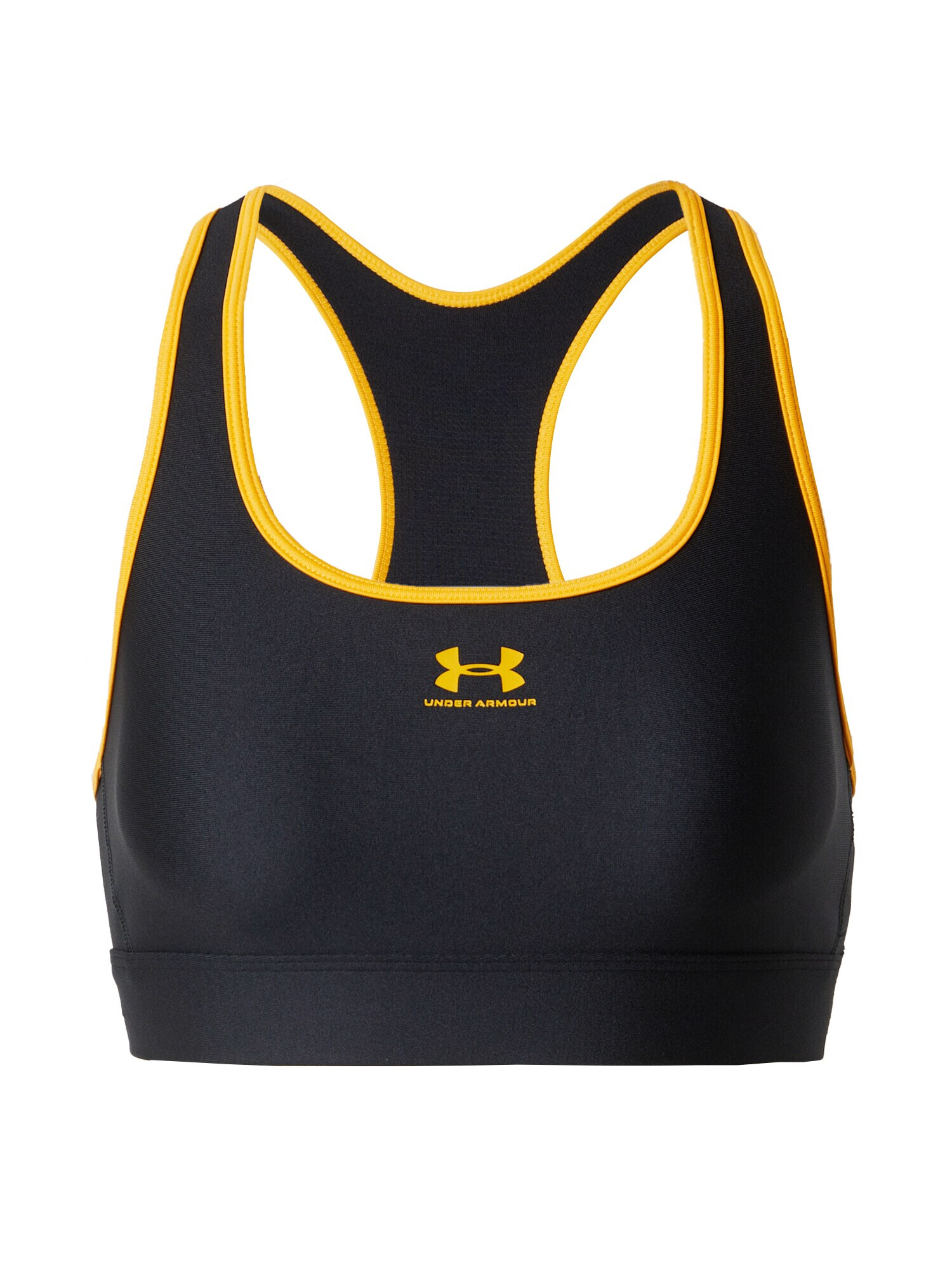 UNDER ARMOUR Sutien sport 'Authentics' galben / negru - Pled.ro