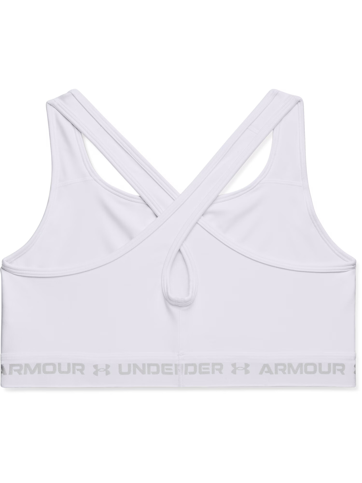 UNDER ARMOUR Sutien sport gri / alb - Pled.ro