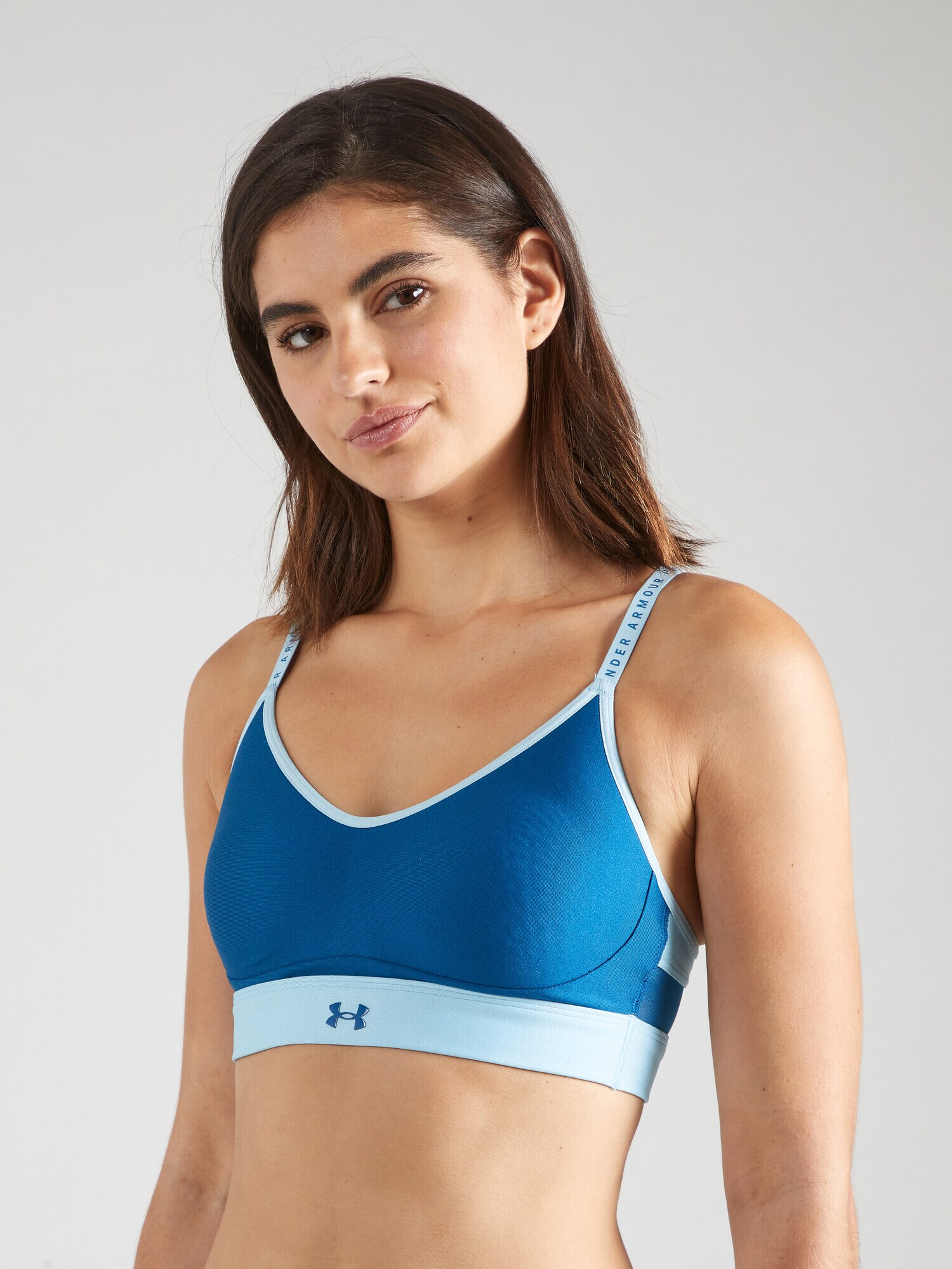 UNDER ARMOUR Sutien sport 'Infinity' albastru / turcoaz - Pled.ro