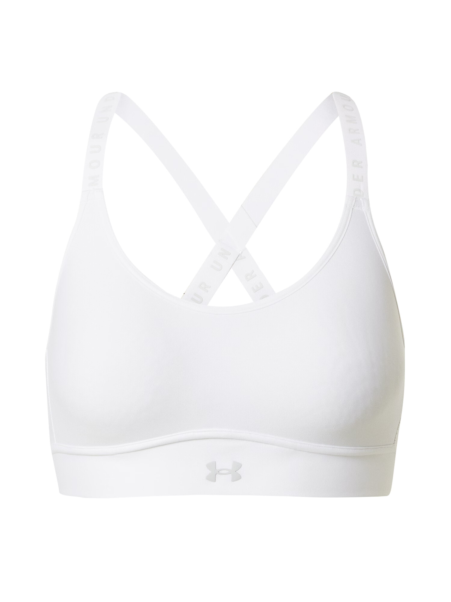 UNDER ARMOUR Sutien sport 'Infinity' argintiu / alb - Pled.ro