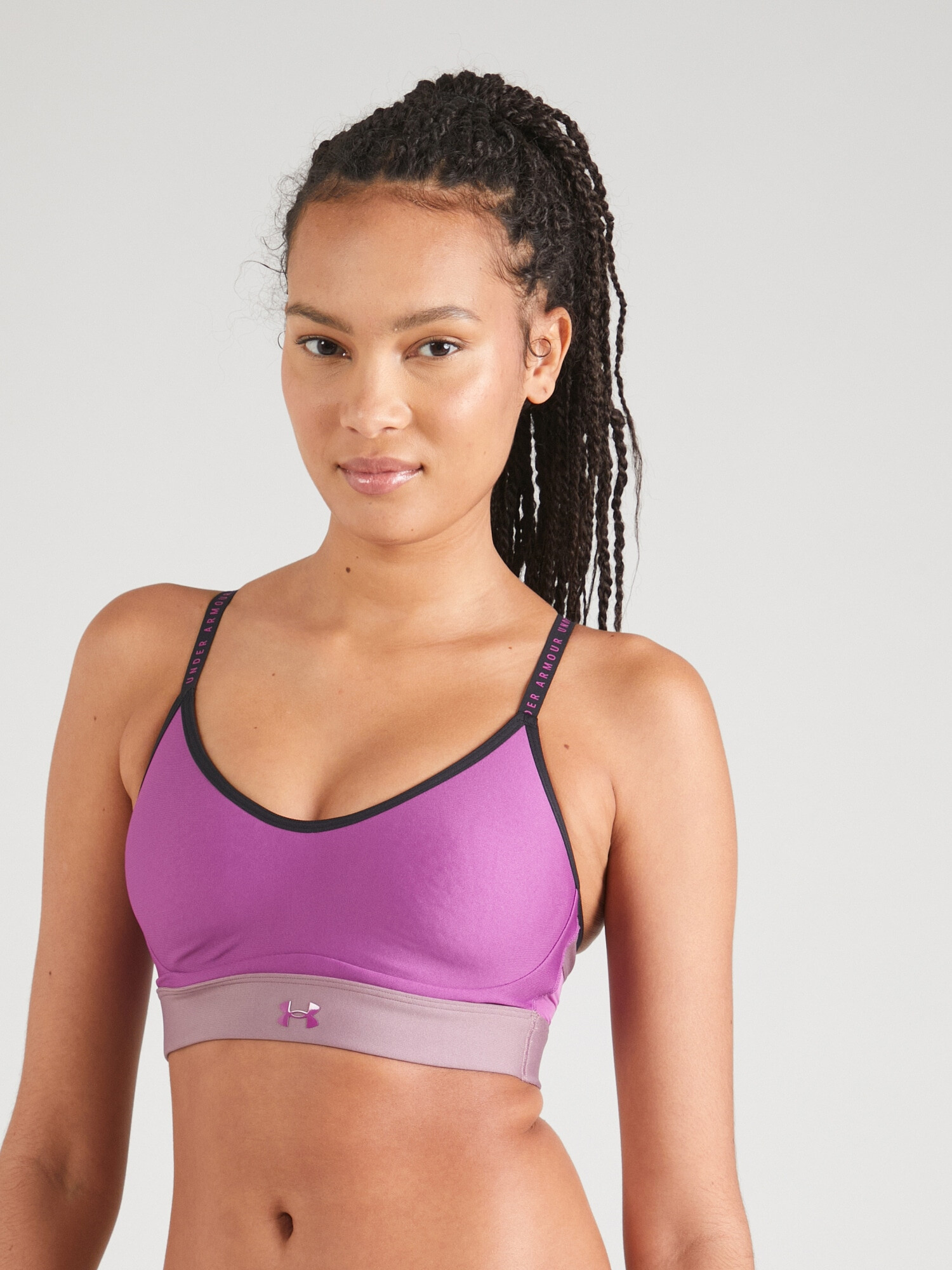 UNDER ARMOUR Sutien sport 'Infinity' lila / negru - Pled.ro