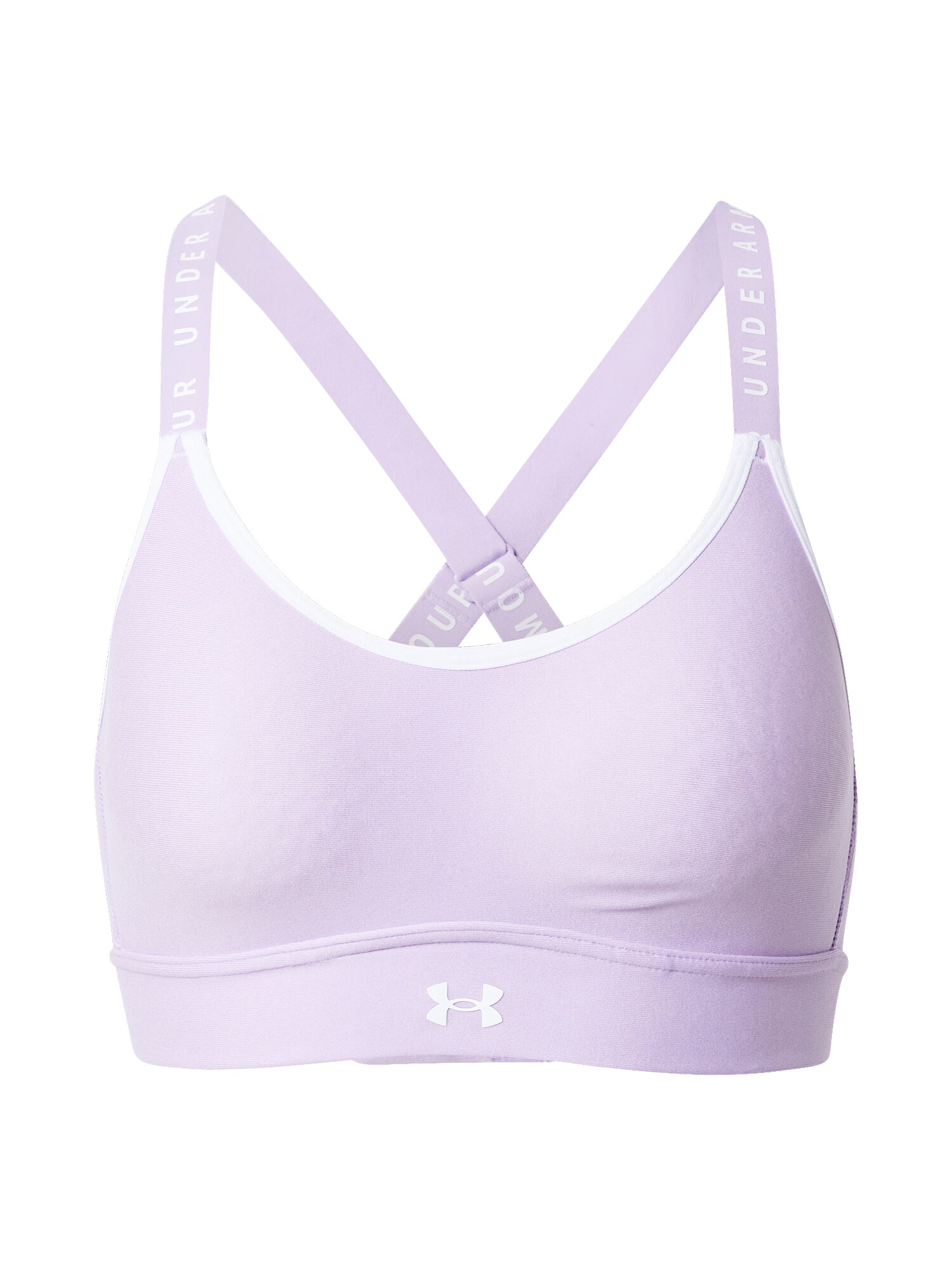 UNDER ARMOUR Sutien sport 'Infinity' mov deschis / alb - Pled.ro