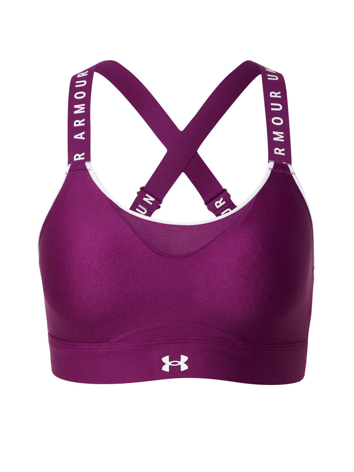 UNDER ARMOUR Sutien sport 'Infinity' mov închis / alb - Pled.ro