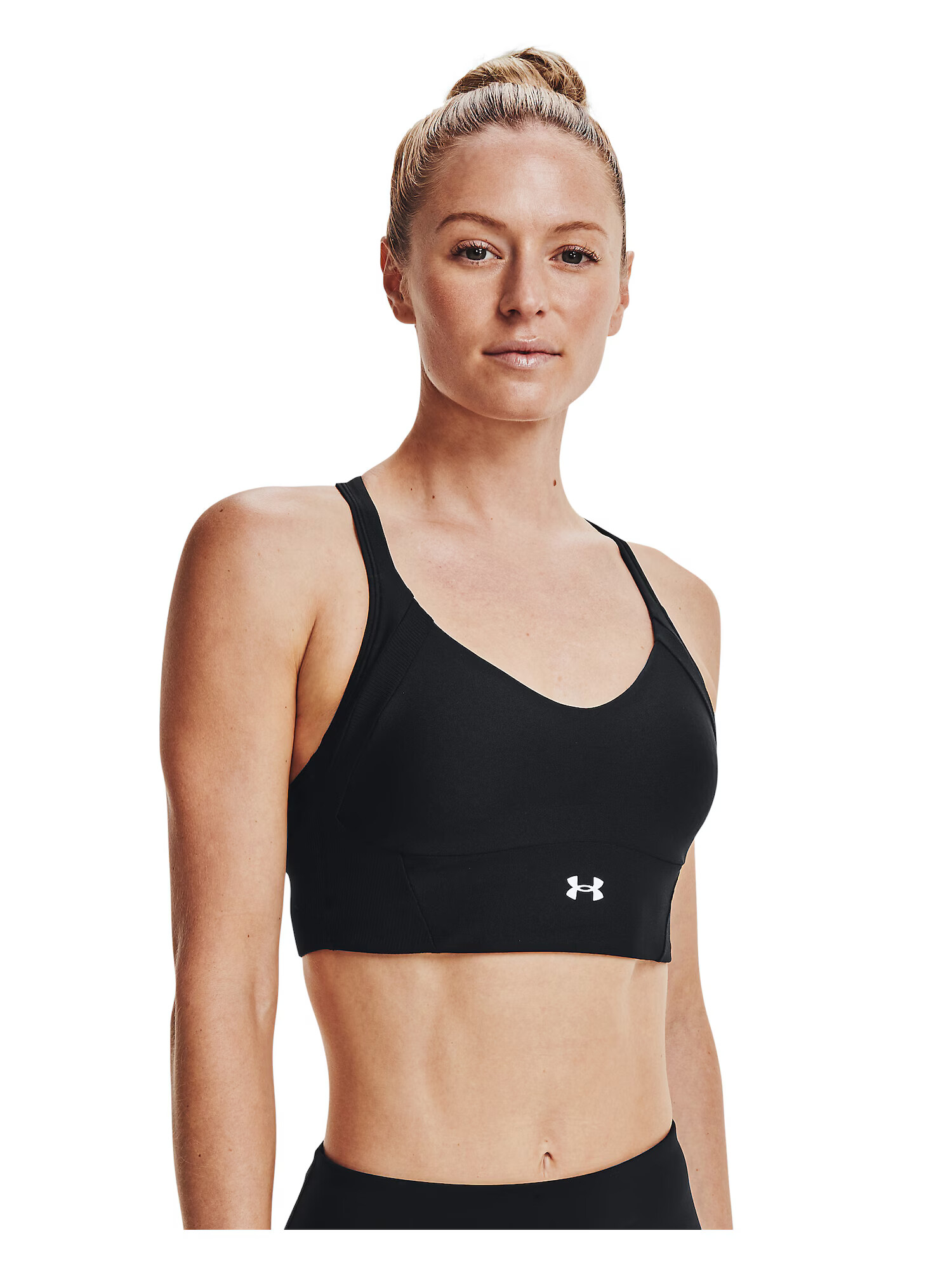 UNDER ARMOUR Sutien sport 'Infinity' negru / alb - Pled.ro