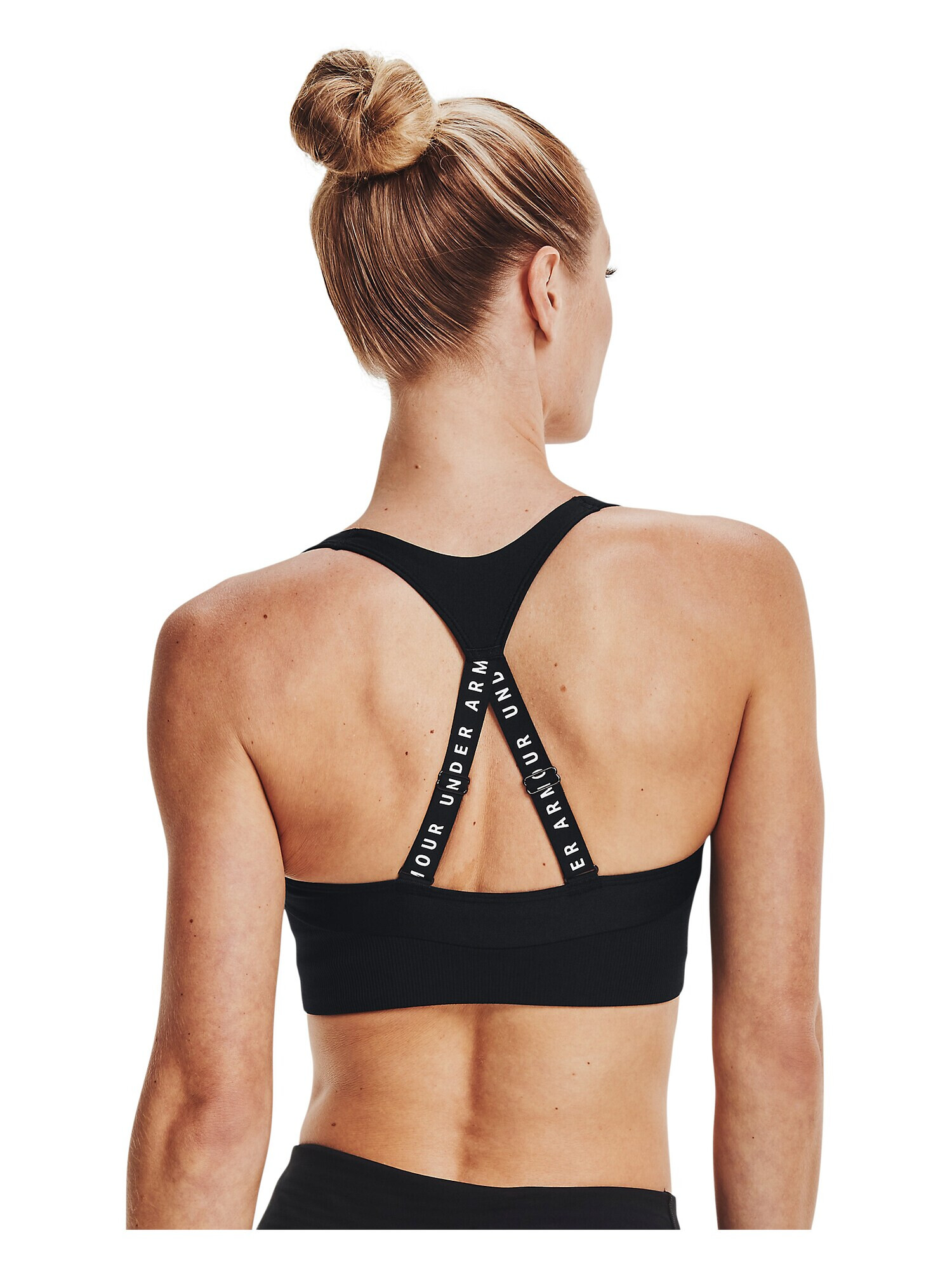 UNDER ARMOUR Sutien sport 'Infinity' negru / alb - Pled.ro