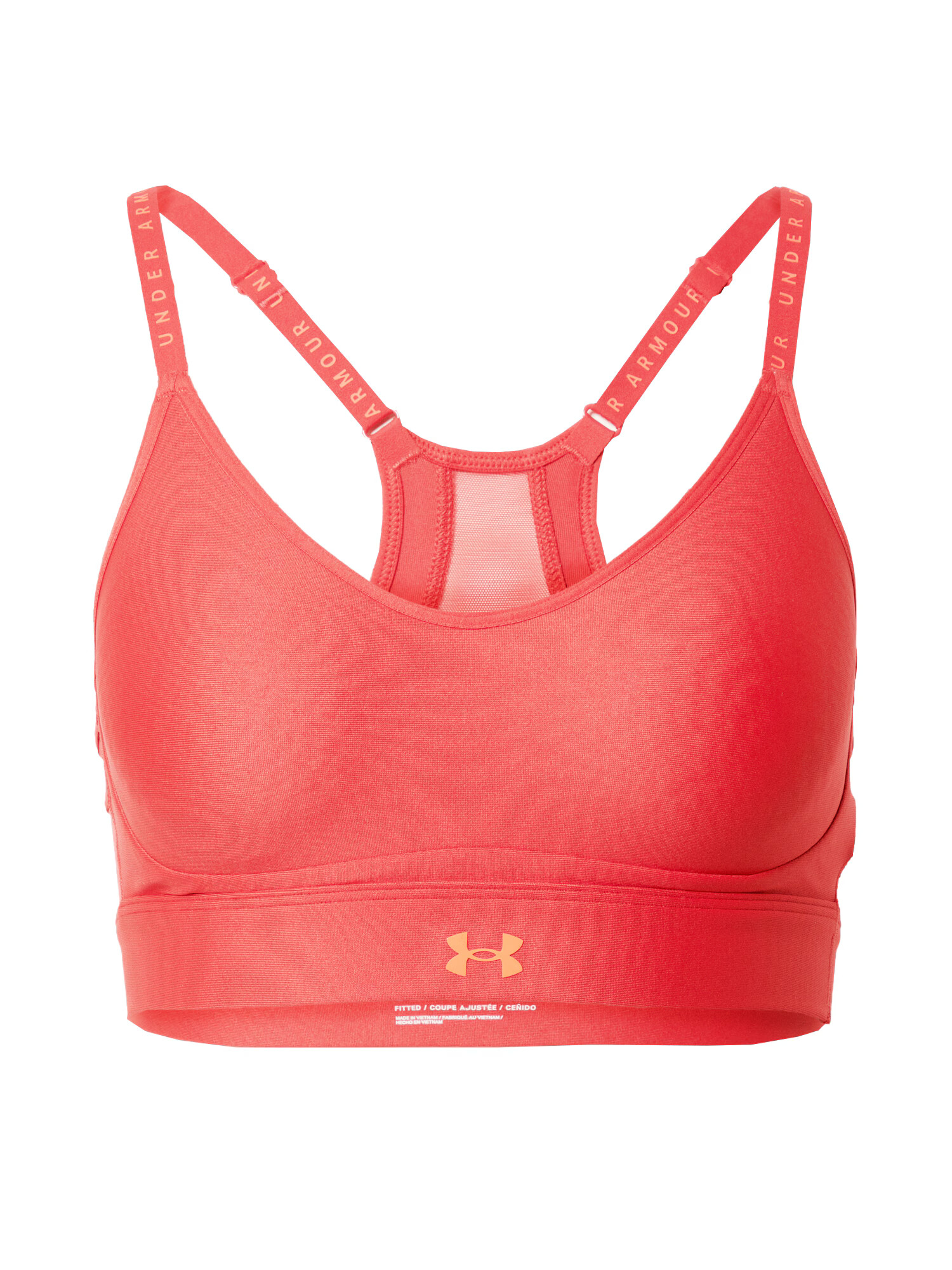 UNDER ARMOUR Sutien sport 'Infinity' portocaliu caisă / roșu - Pled.ro