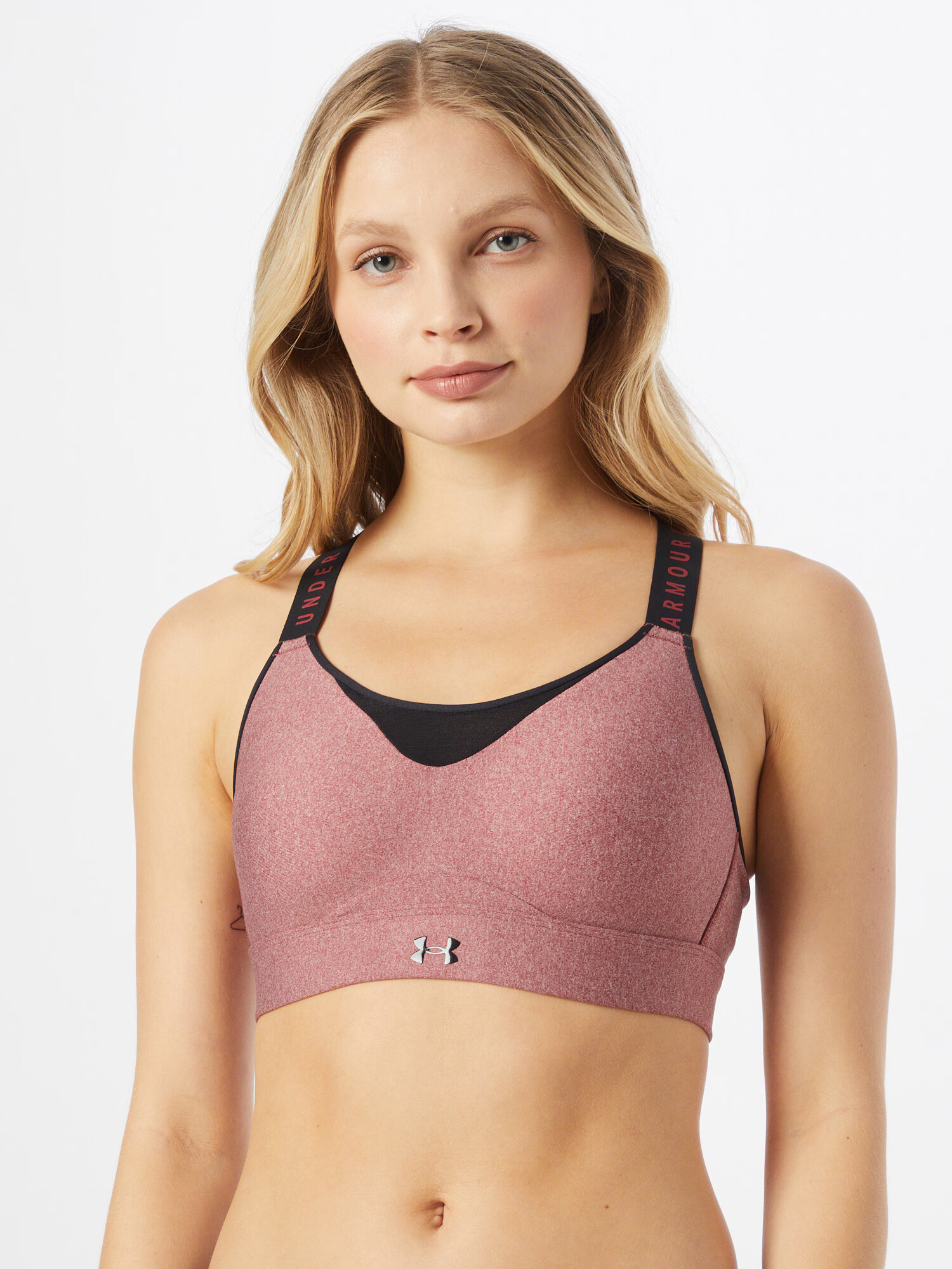 UNDER ARMOUR Sutien sport 'Infinity' rosé / negru - Pled.ro