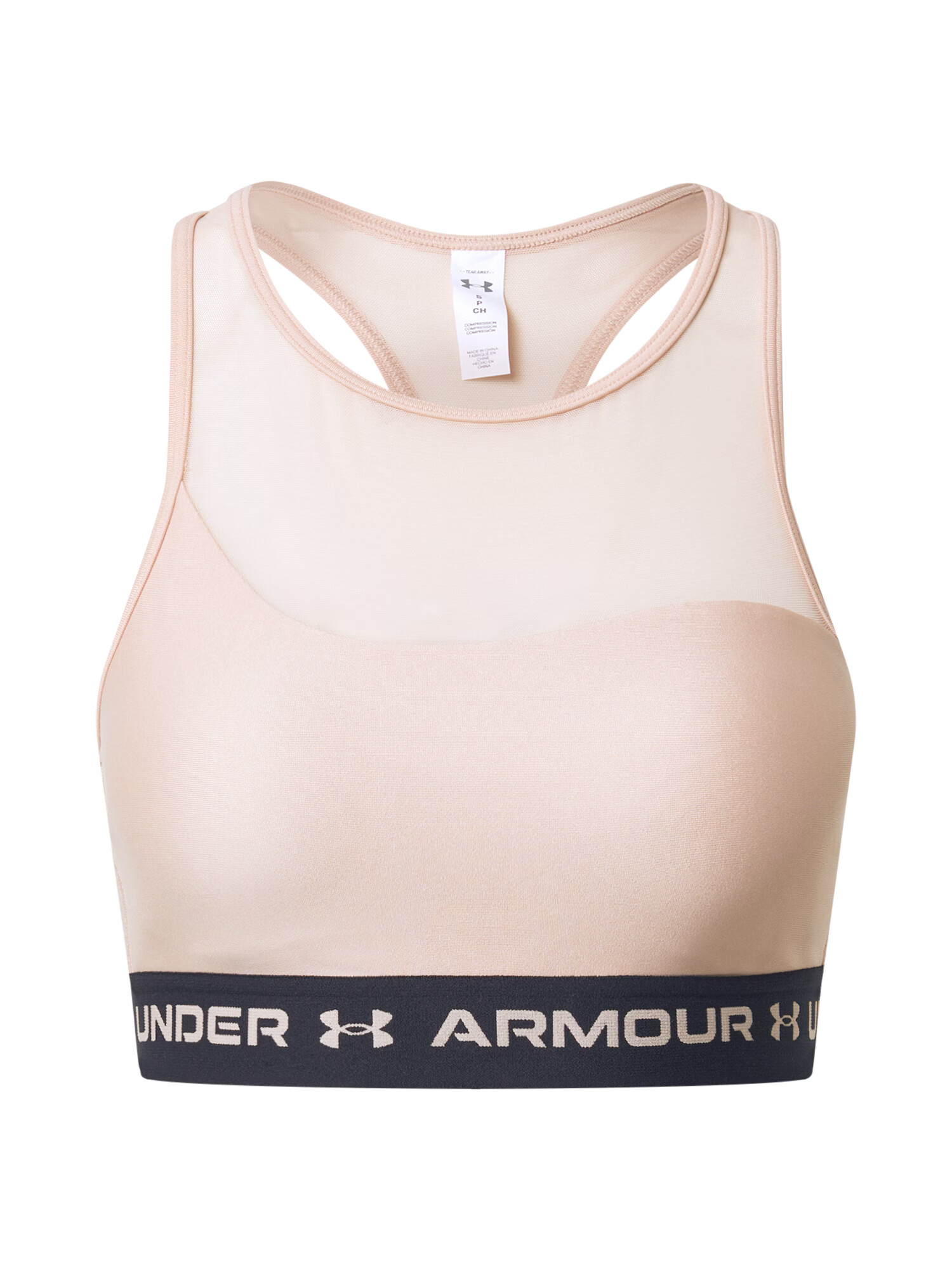 UNDER ARMOUR Sutien sport maro deschis / negru - Pled.ro