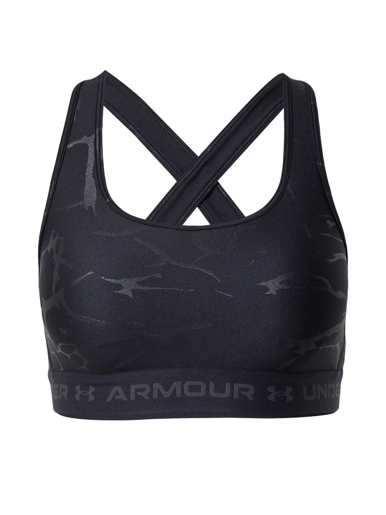 UNDER ARMOUR Sutien sport negru / argintiu - Pled.ro