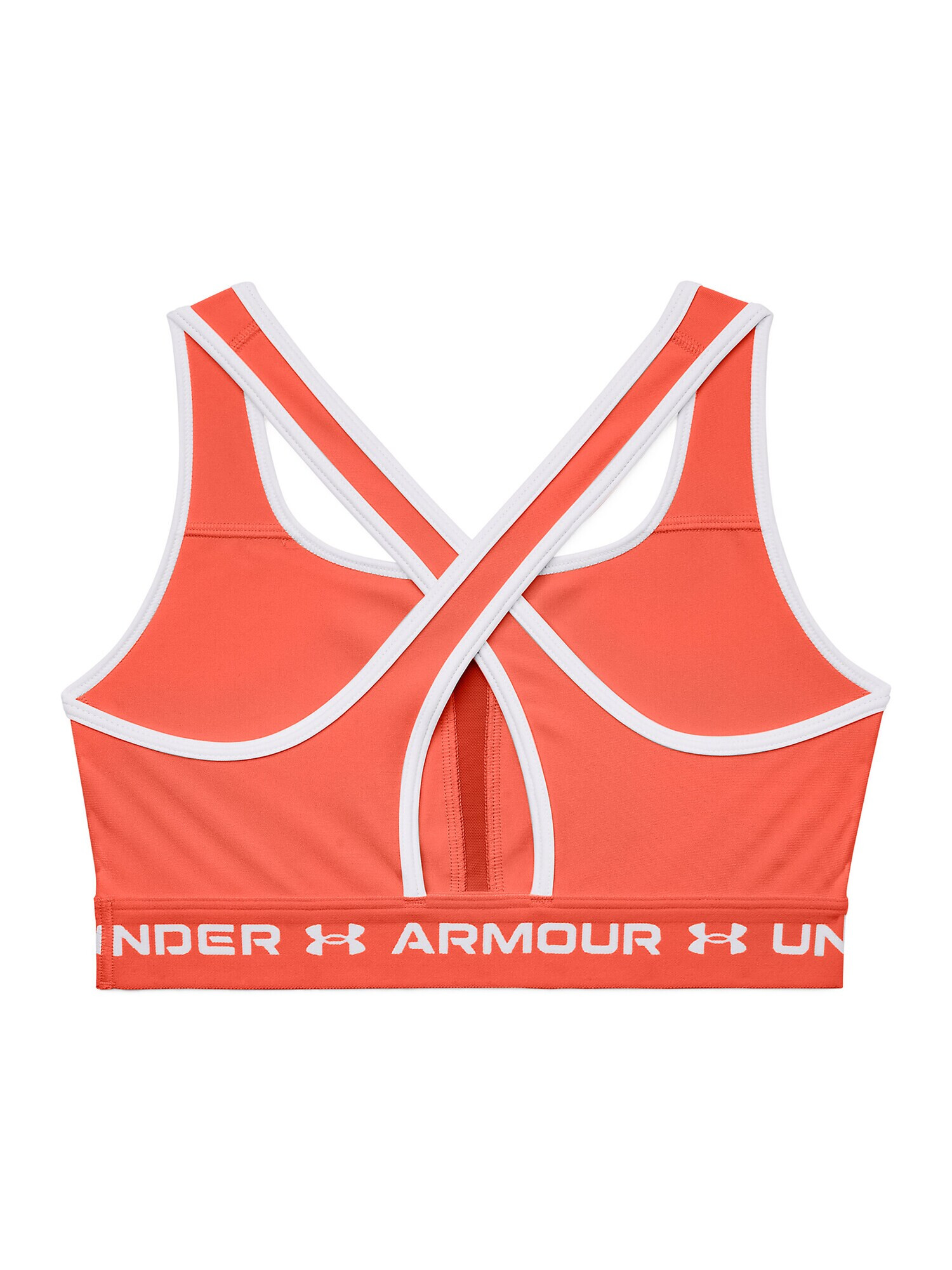 UNDER ARMOUR Sutien sport portocaliu / alb - Pled.ro