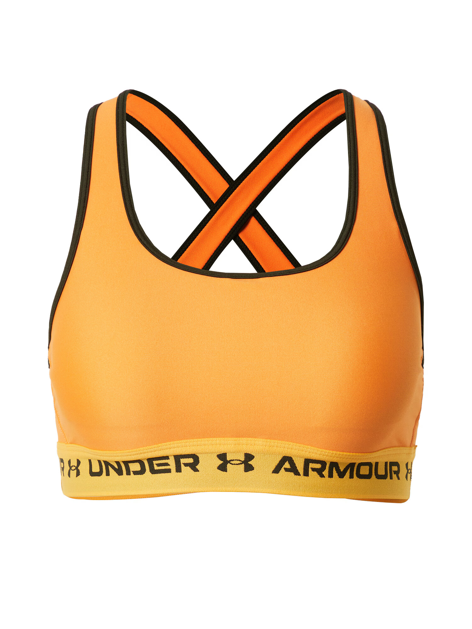 UNDER ARMOUR Sutien sport portocaliu deschis / negru - Pled.ro