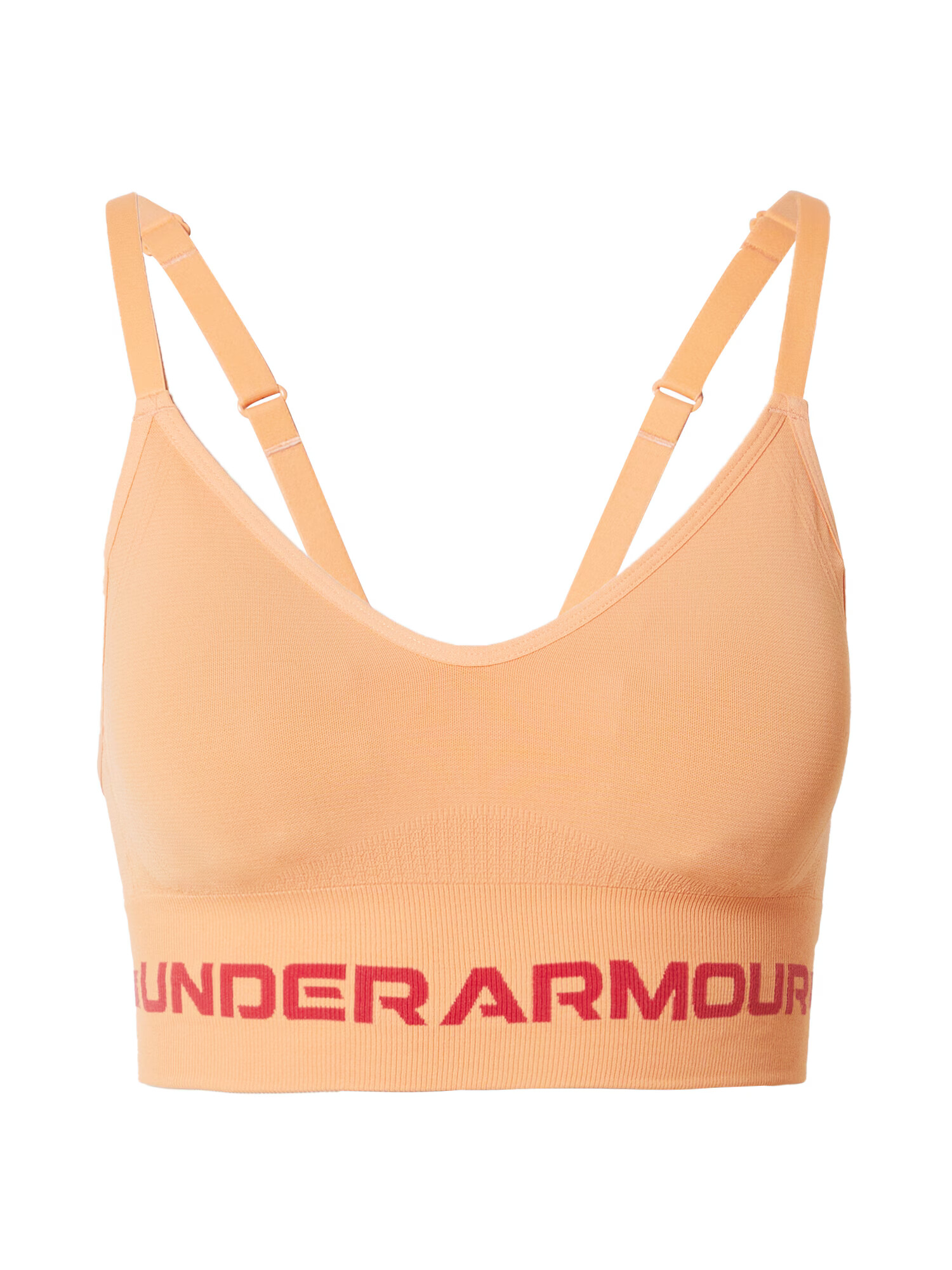 UNDER ARMOUR Sutien sport portocaliu piersică / roșu vin - Pled.ro