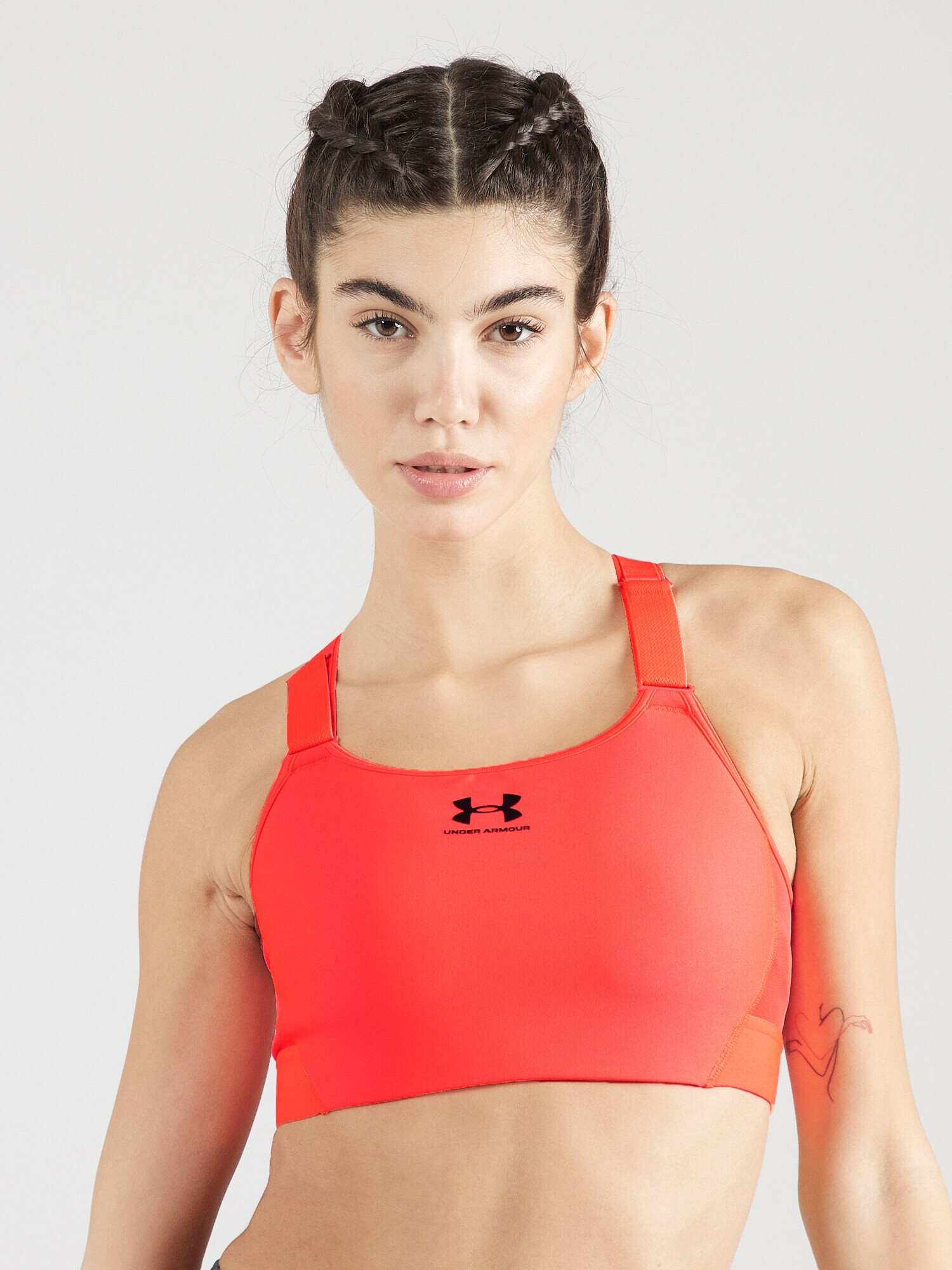 UNDER ARMOUR Sutien sport roșu cranberry / negru - Pled.ro