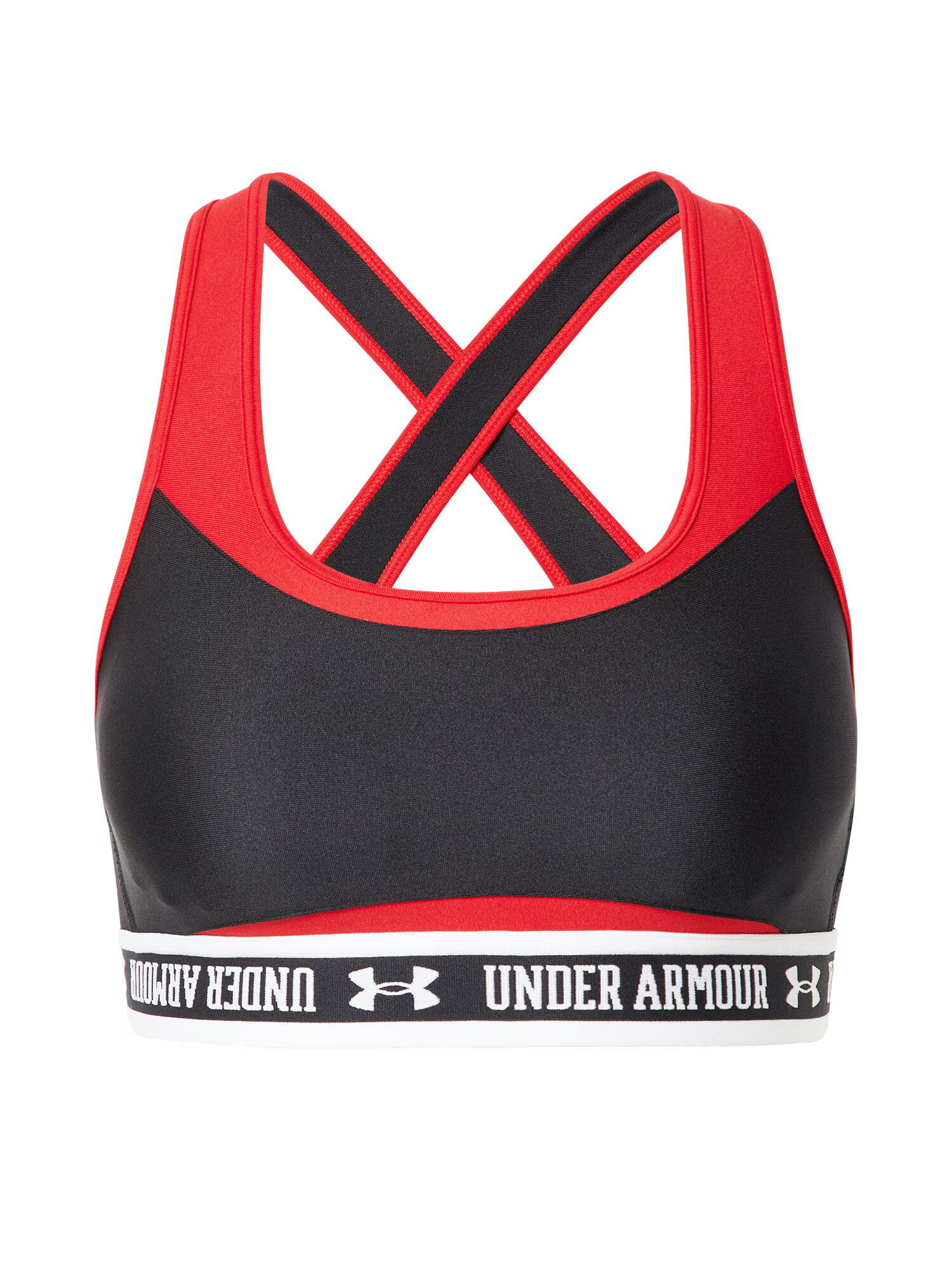 UNDER ARMOUR Sutien sport roșu / negru / alb - Pled.ro