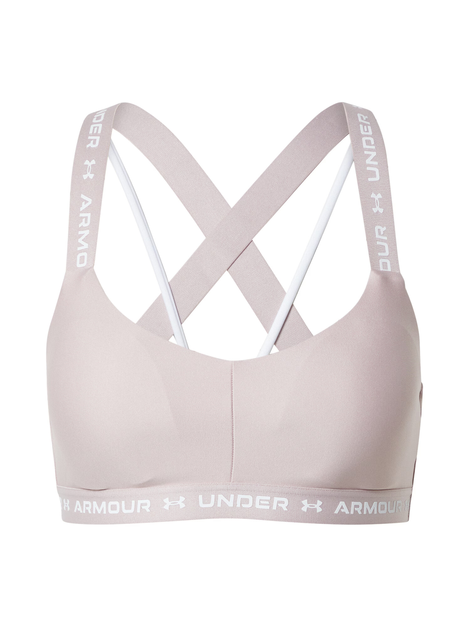 UNDER ARMOUR Sutien sport roz pastel / alb - Pled.ro