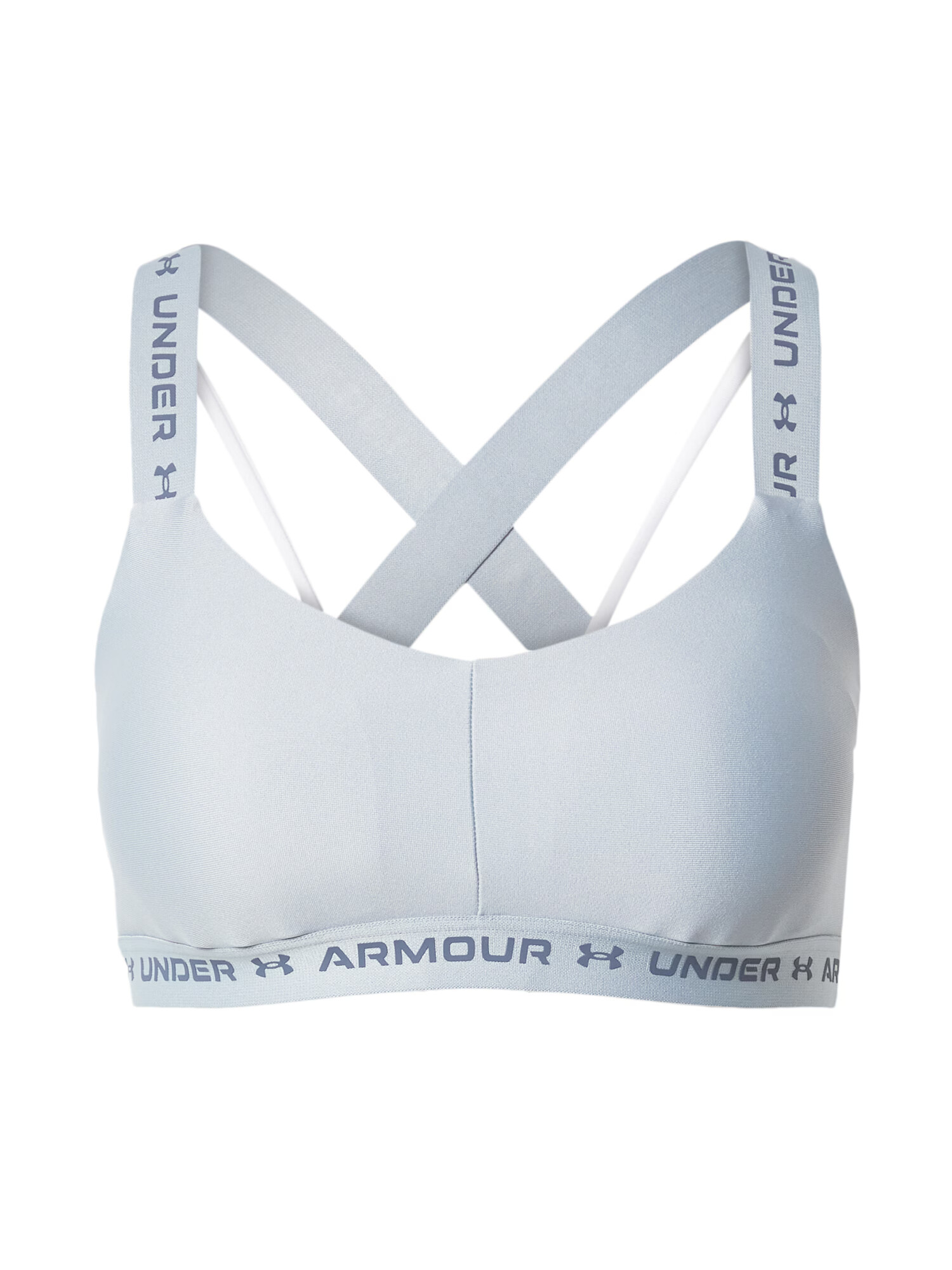 UNDER ARMOUR Sutien sport turcoaz / gri / negru / alb - Pled.ro