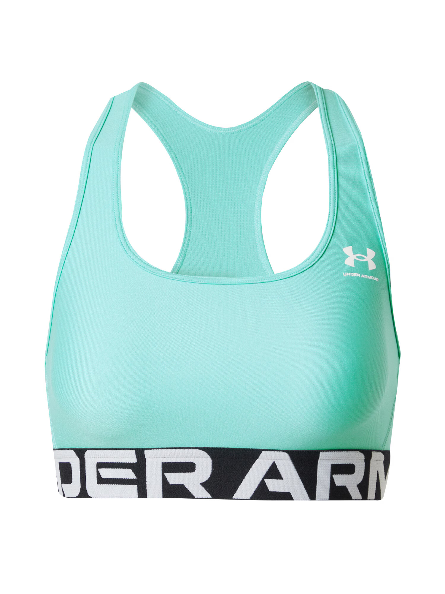 UNDER ARMOUR Sutien sport turcoaz / negru / alb - Pled.ro