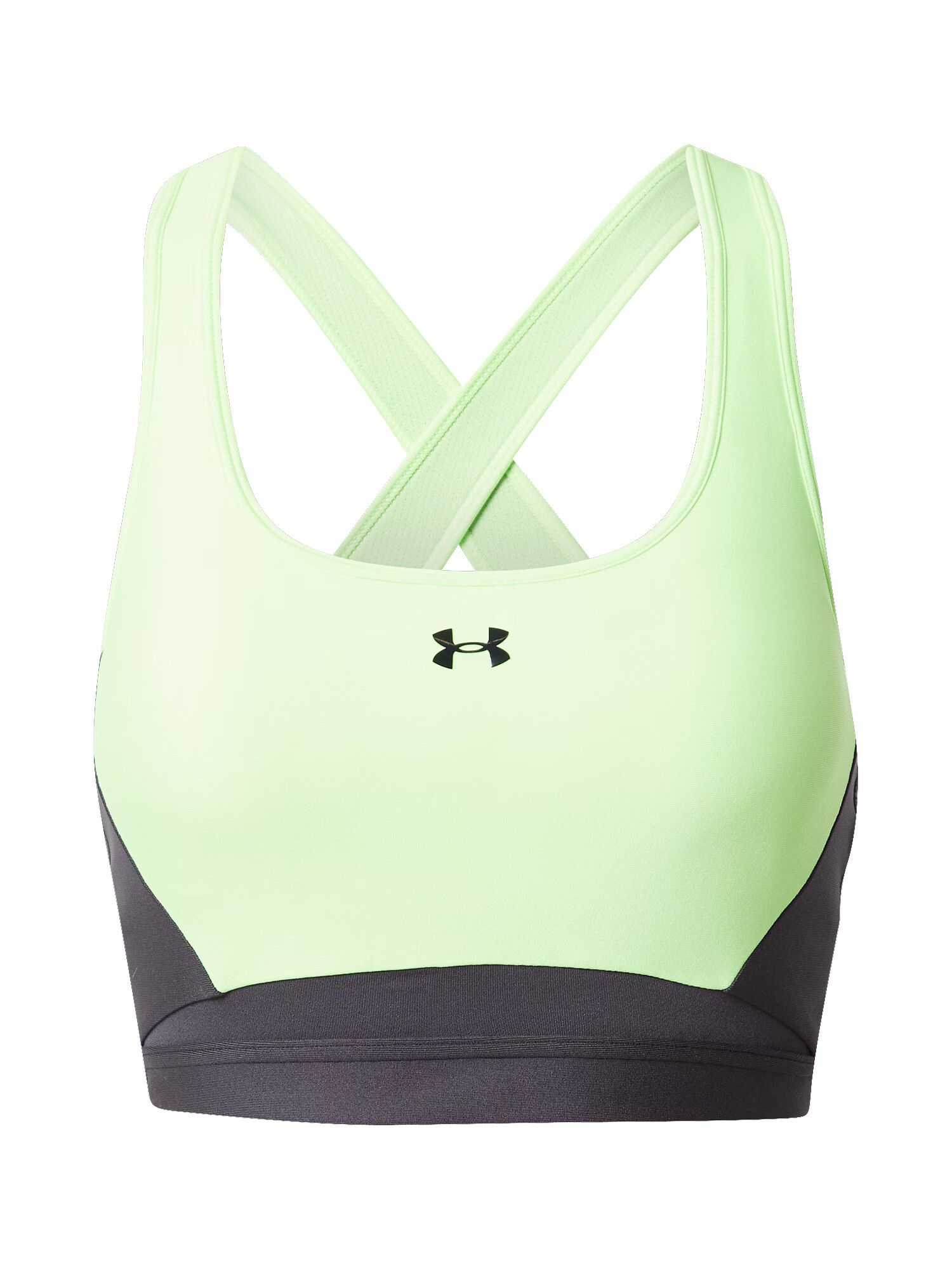 UNDER ARMOUR Sutien sport verde limetă / negru - Pled.ro