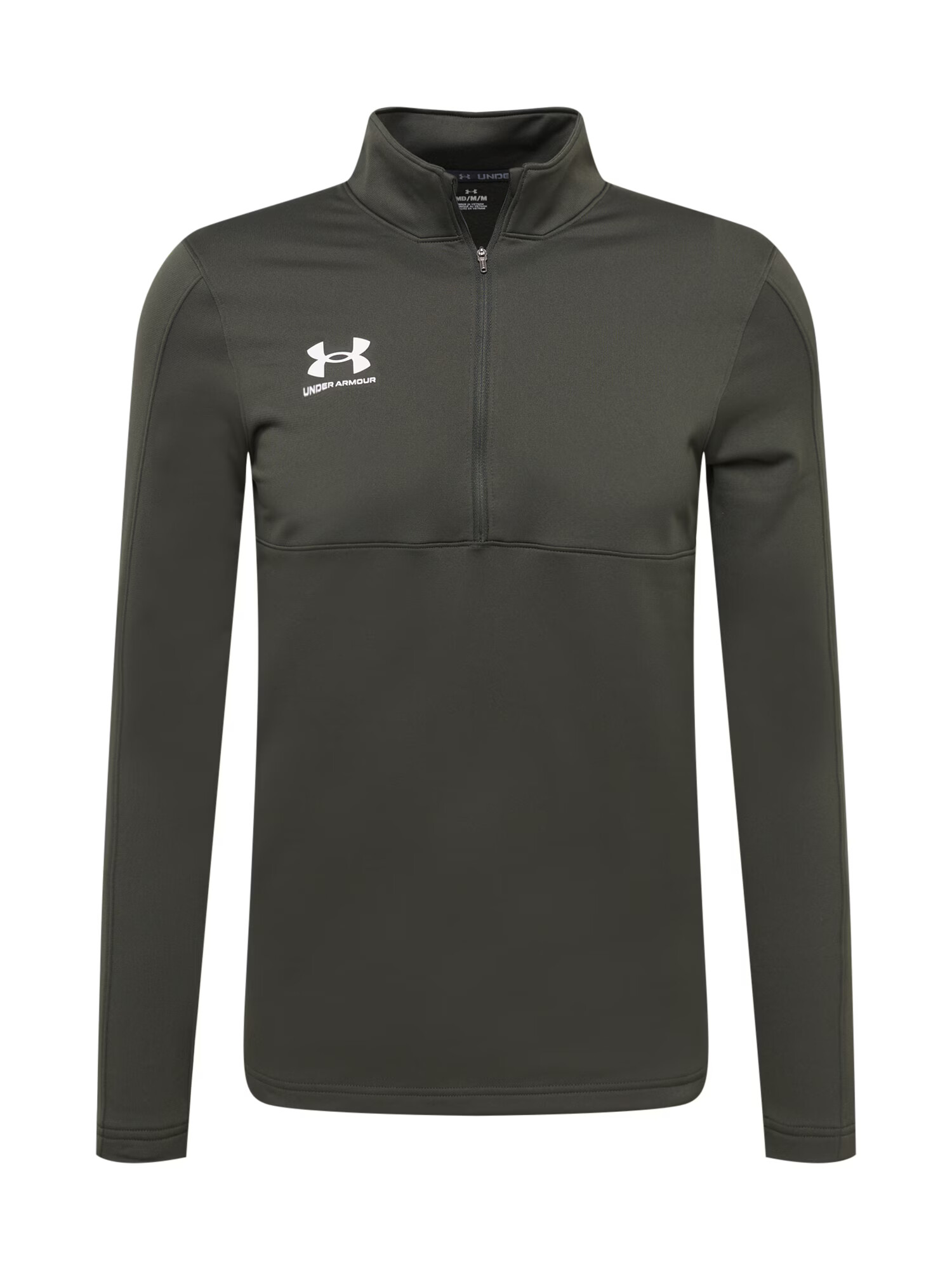 UNDER ARMOUR Tricou funcțional 'Challenger' verde închis / alb - Pled.ro