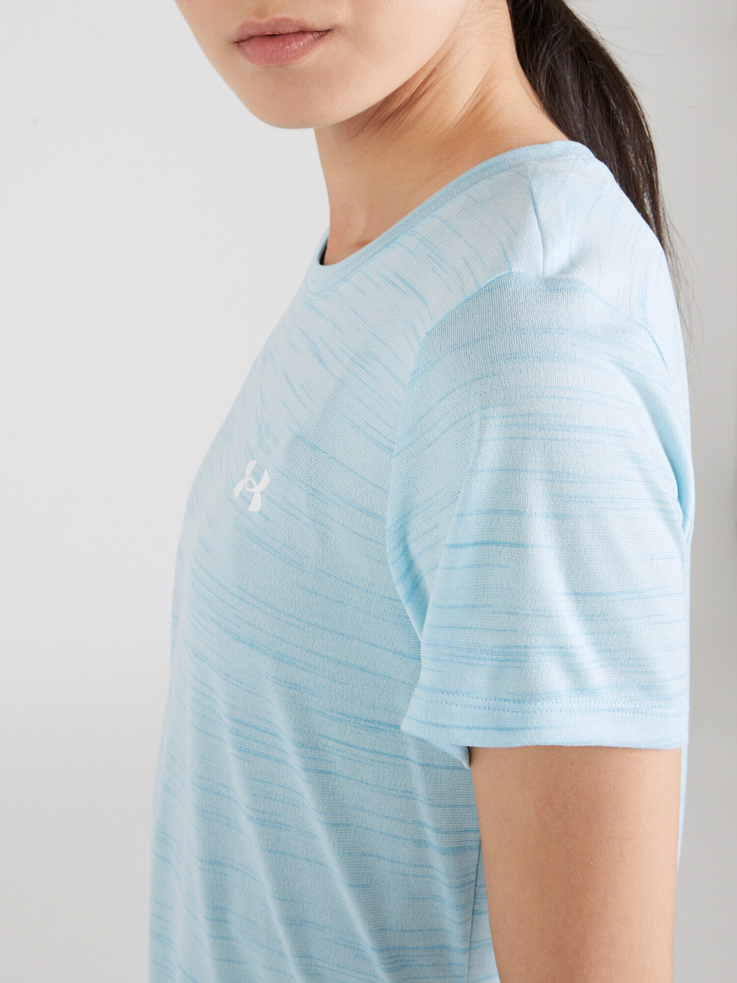 UNDER ARMOUR Tricou funcțional 'EVOLVED' azur / albastru deschis / alb - Pled.ro