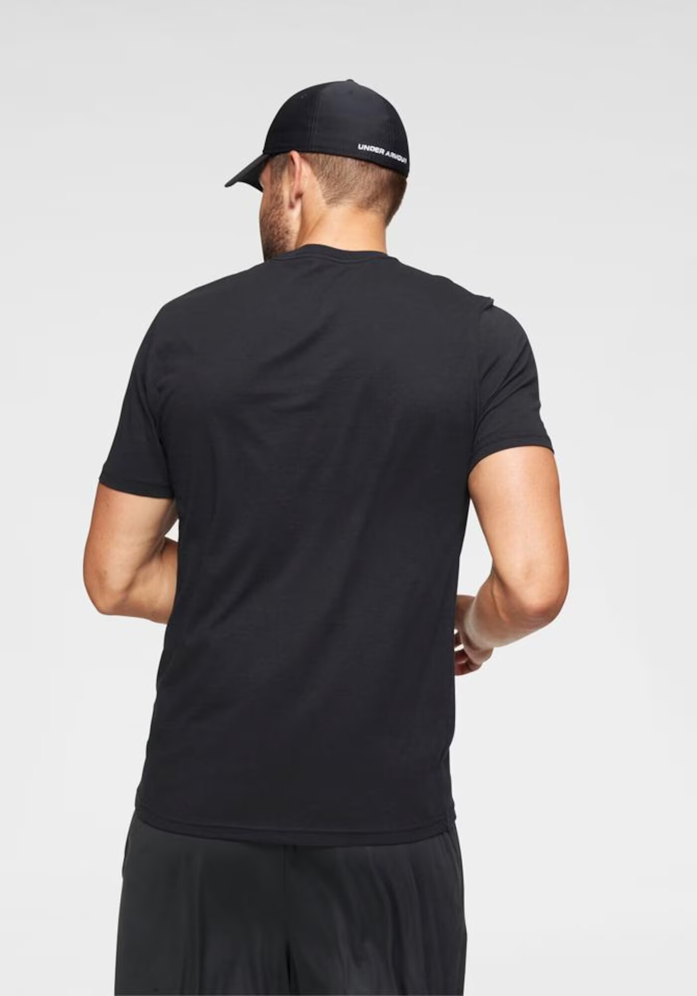 UNDER ARMOUR Tricou funcțional 'GL Foundation' roșu deschis / negru / alb - Pled.ro